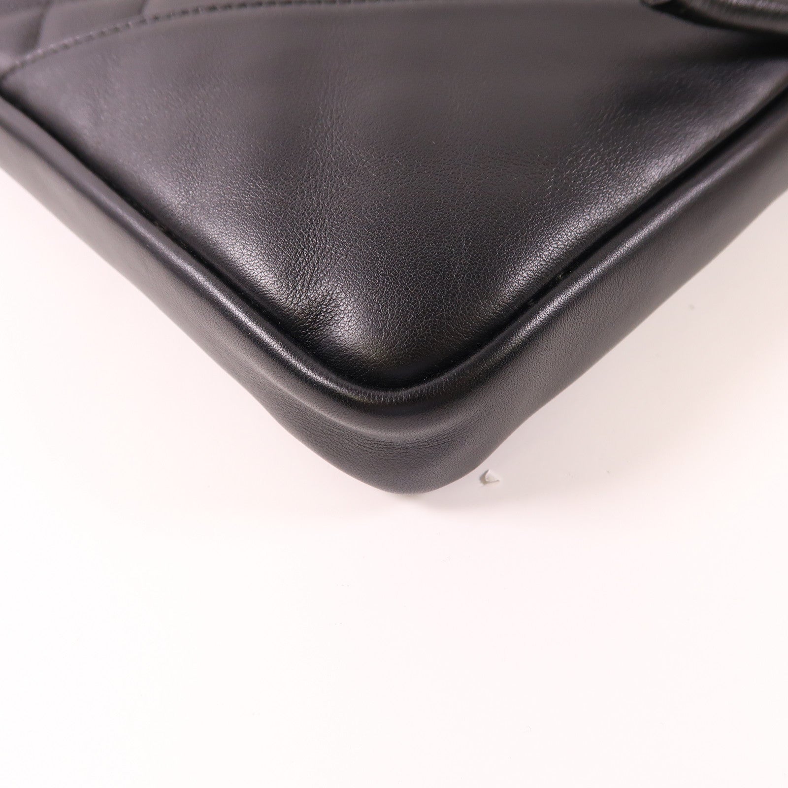 CHANEL 牛皮皮革Cambon Shoulder Bag銀扣肩背袋