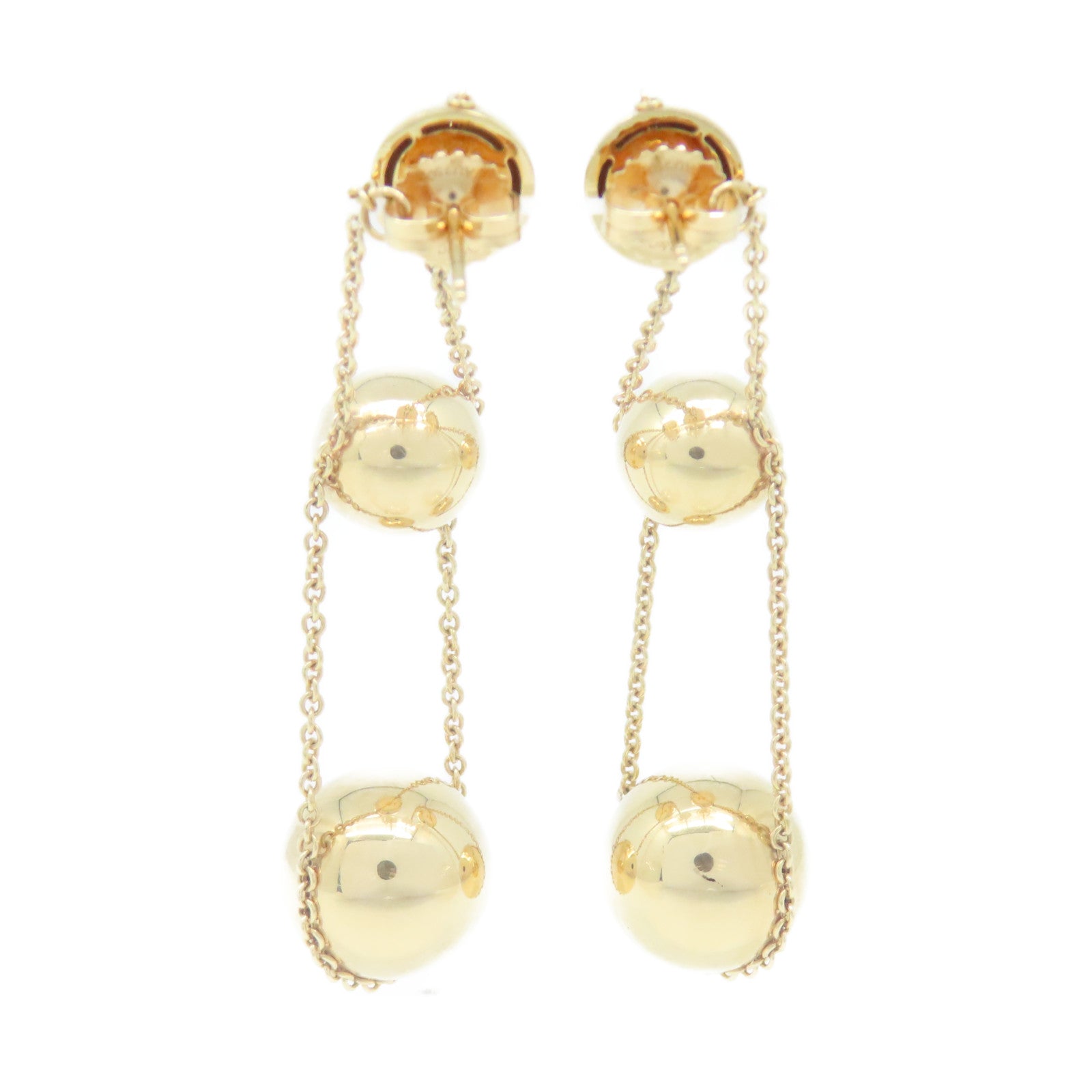 TIFFANY＆CO 【激減優惠】18K玫瑰金Triple Drop Earrings耳環金色