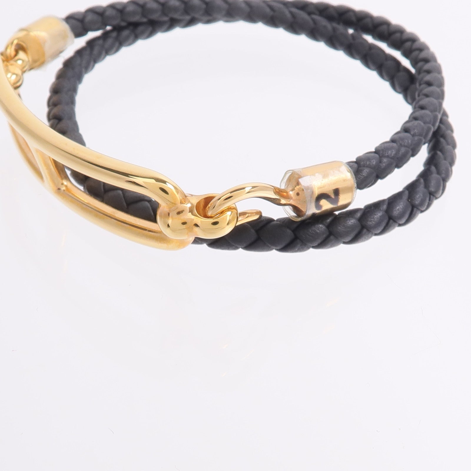 HERMES Swift皮革Roulis Double Tour Bracelet手帶