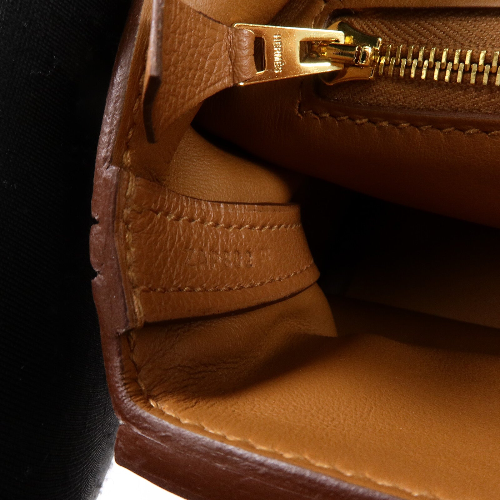 HERMES Clemence皮革24/24 Mini手挽肩背兩用袋Gold