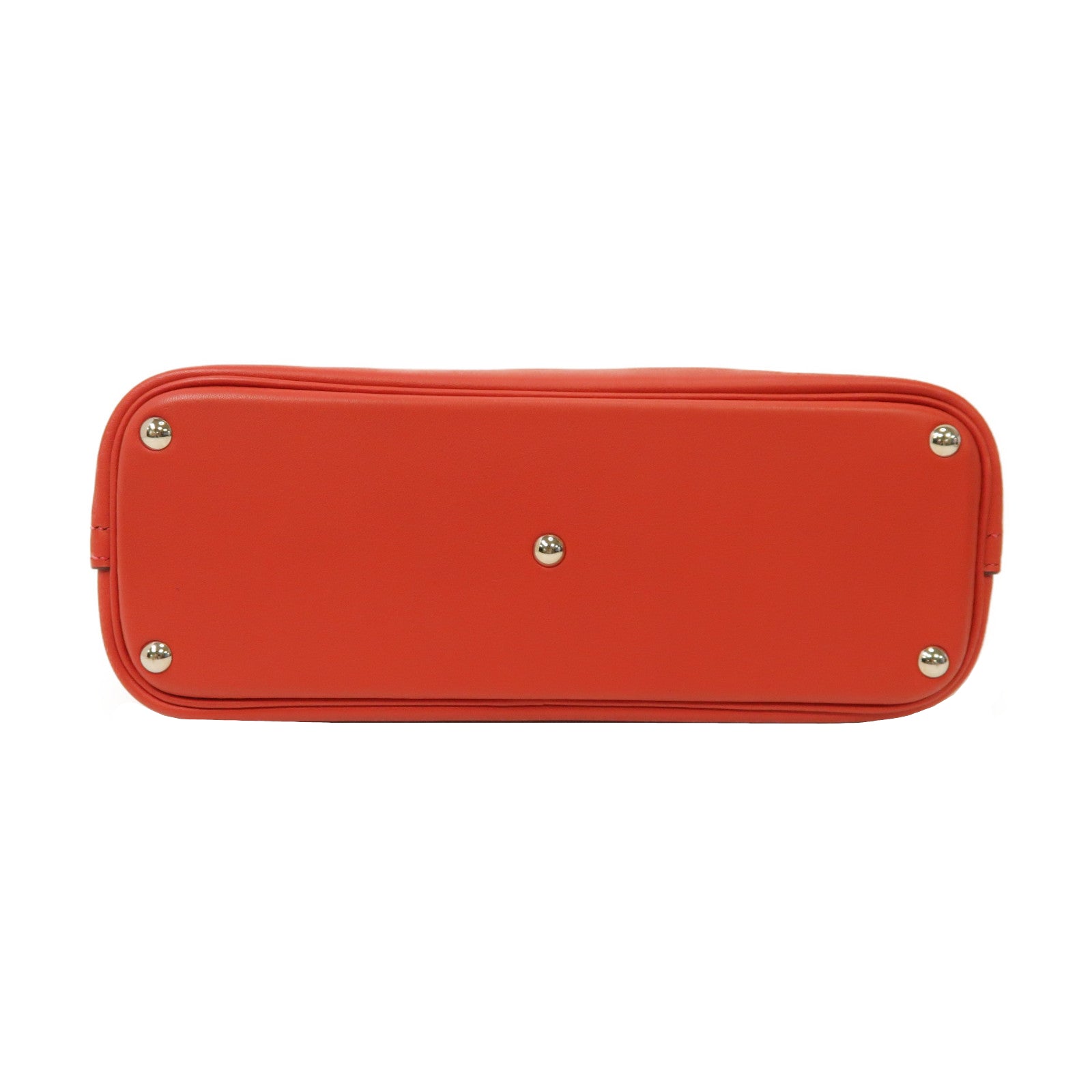 HERMES Swift皮革Bolide 27銀扣手挽肩背兩用袋Rouge Casaque/紅色