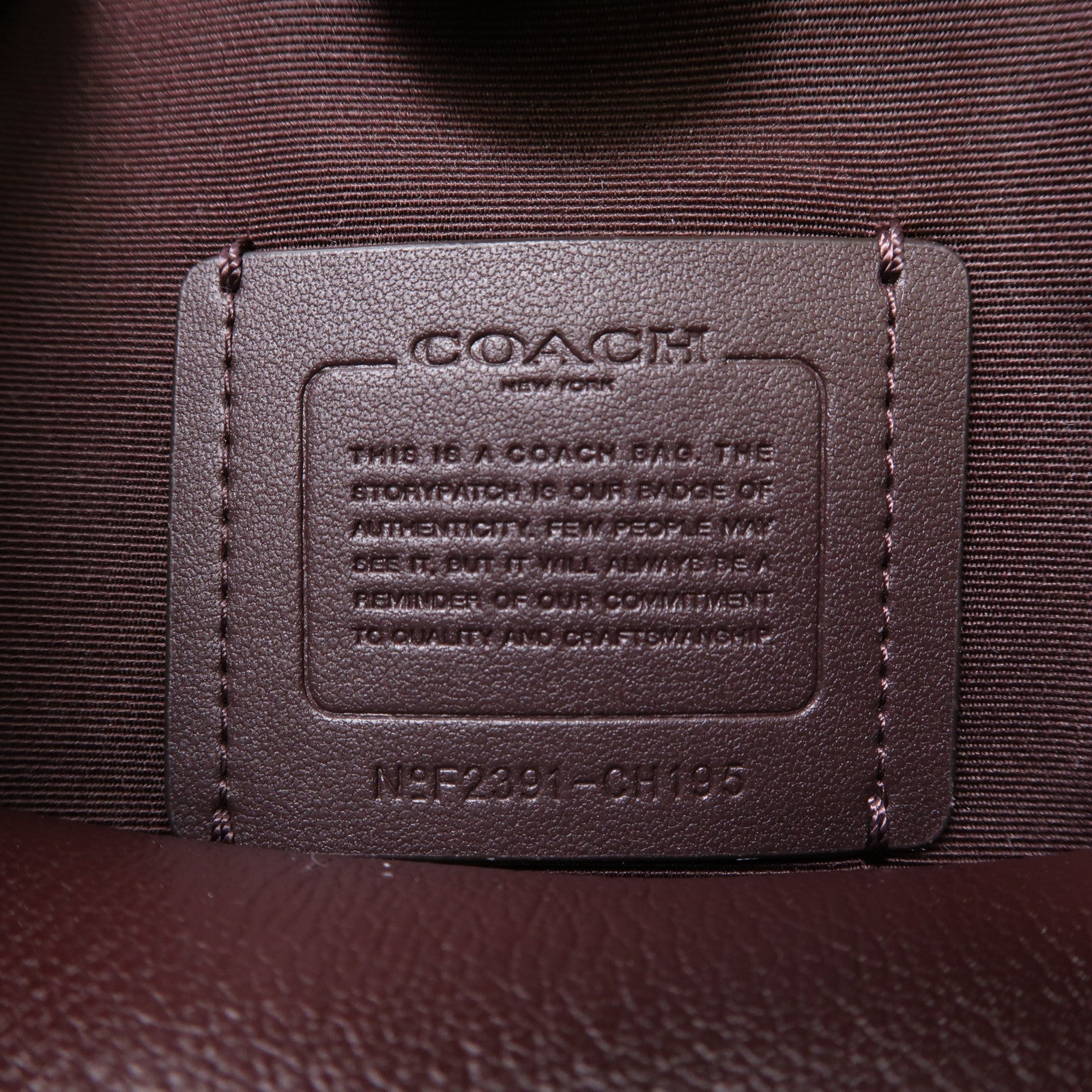 COACH 牛皮皮革Shoulder Bag銀扣手挽肩背兩用袋藍色