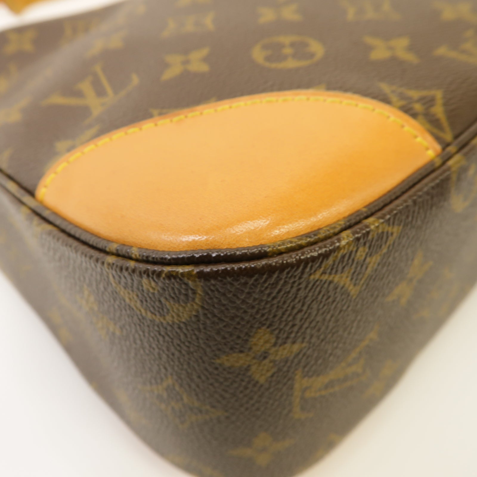 LOUIS VUITTON Monogram Boulogne Gold Buckle Shoulder Bag金扣肩背袋啡色
