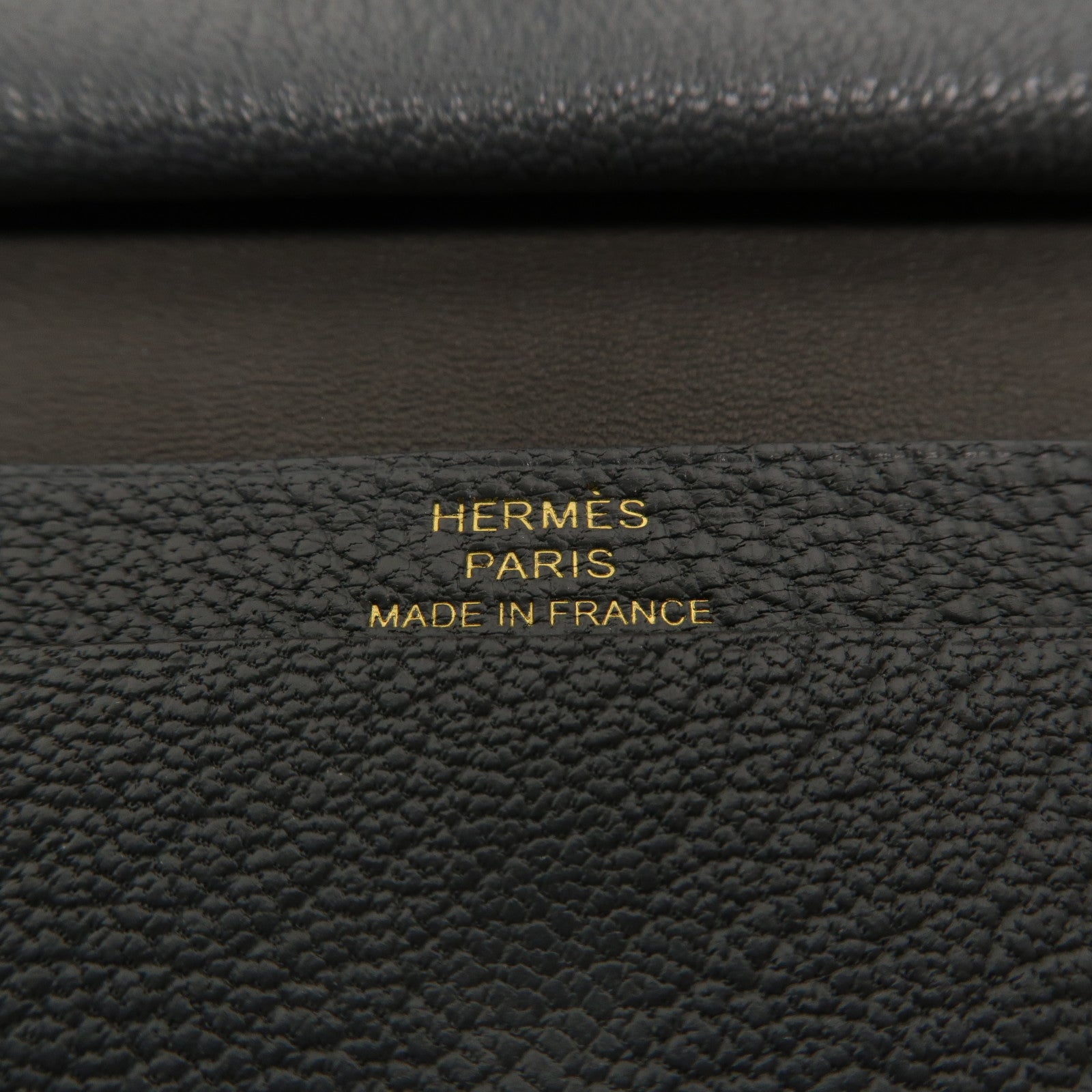 HERMES Chevre皮革Bearn Mini Wallet卡片套