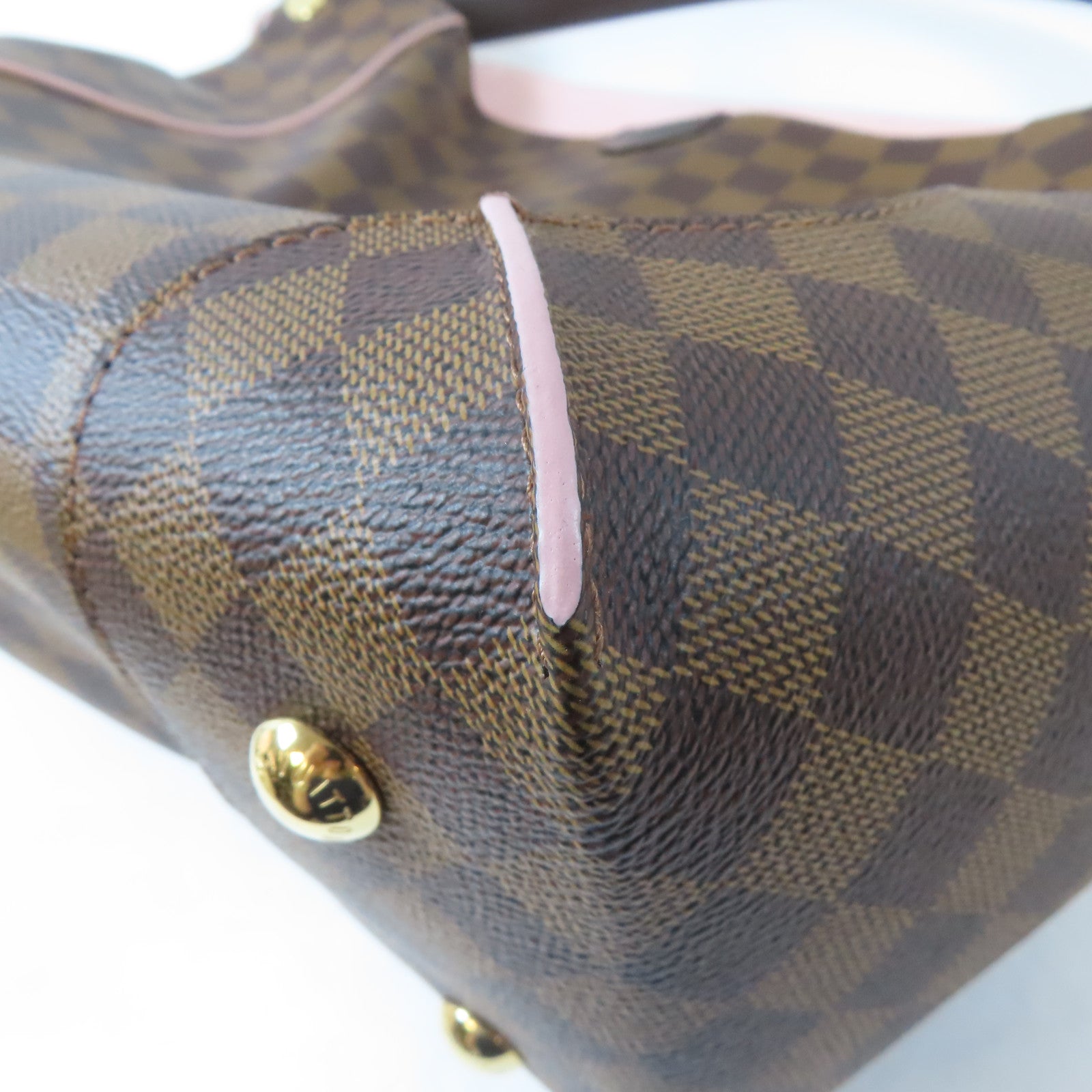 LOUIS VUITTON Damier Cassa Hobo Bag金扣肩背袋啡色