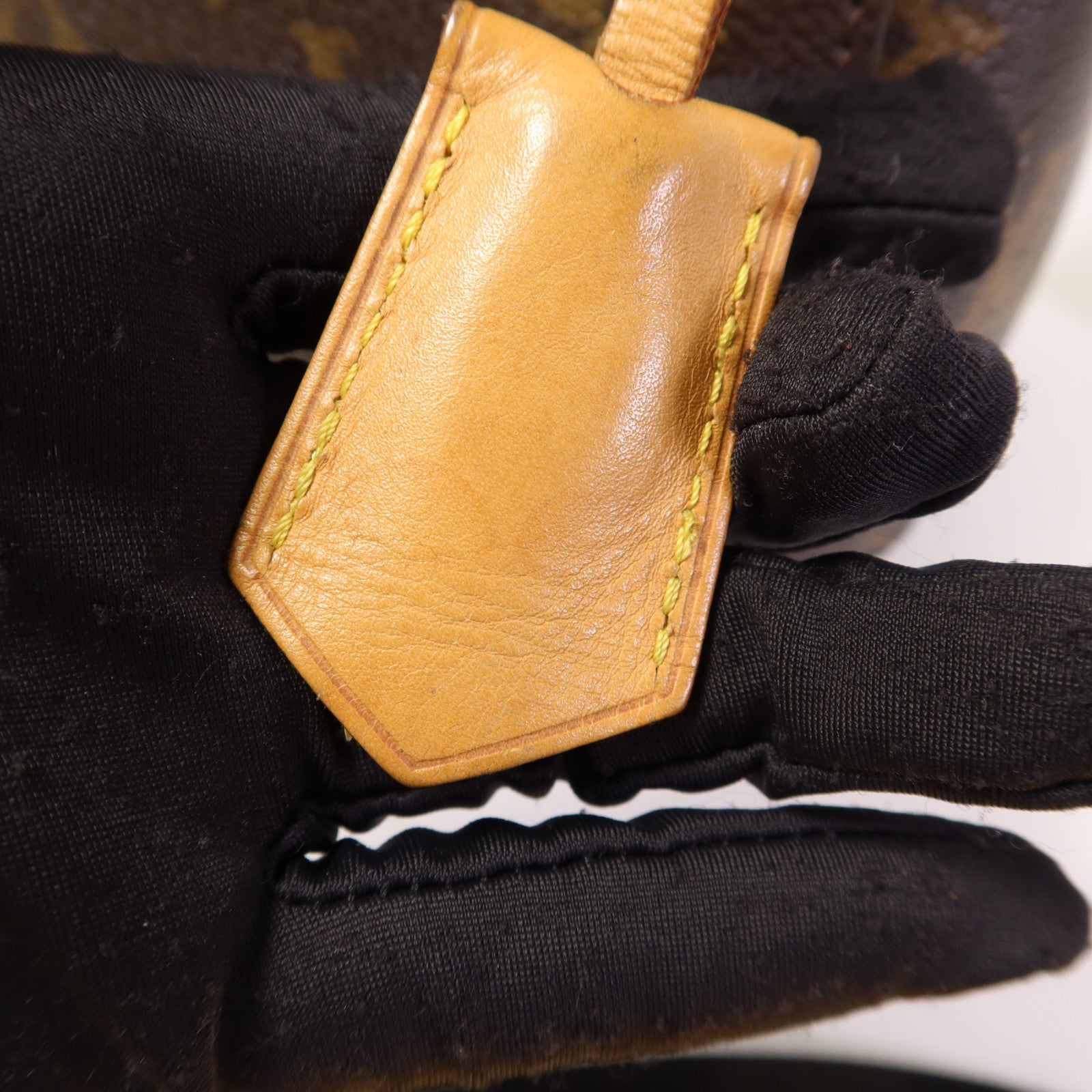 LOUIS VUITTON Monogram Montaigne BB金扣手挽肩背兩用袋棕色