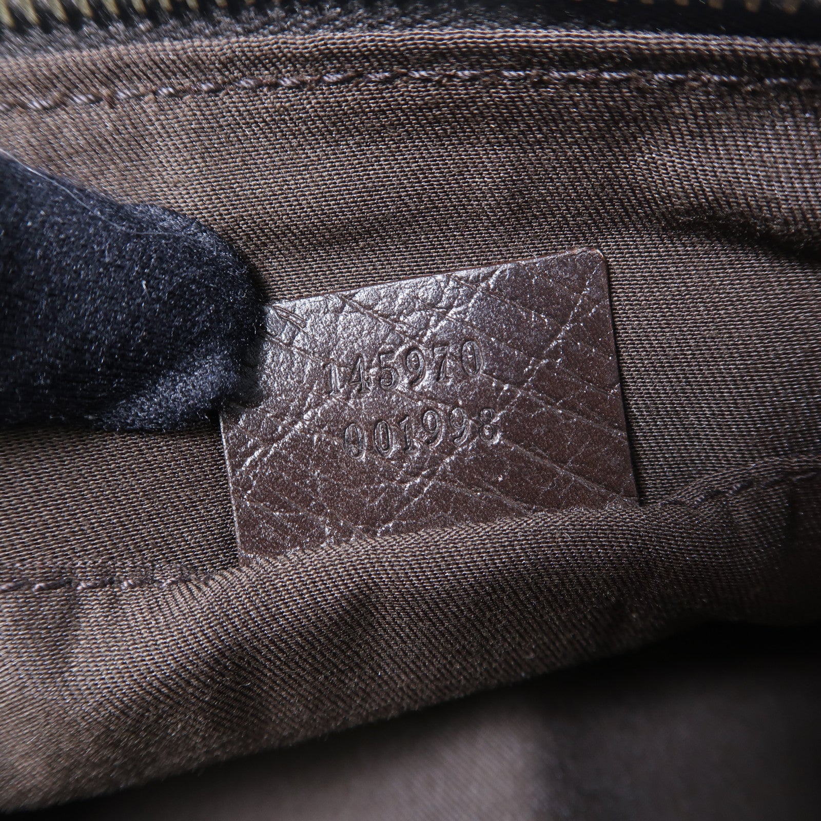 GUCCI 帆布Shoulder Bag金扣肩背袋啡色