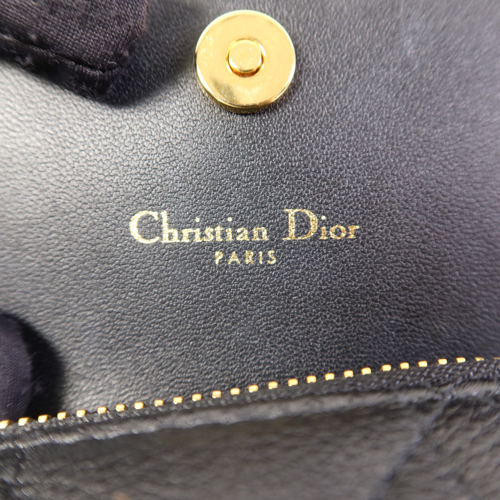 Dior 牛皮皮革Card Case金扣卡片套