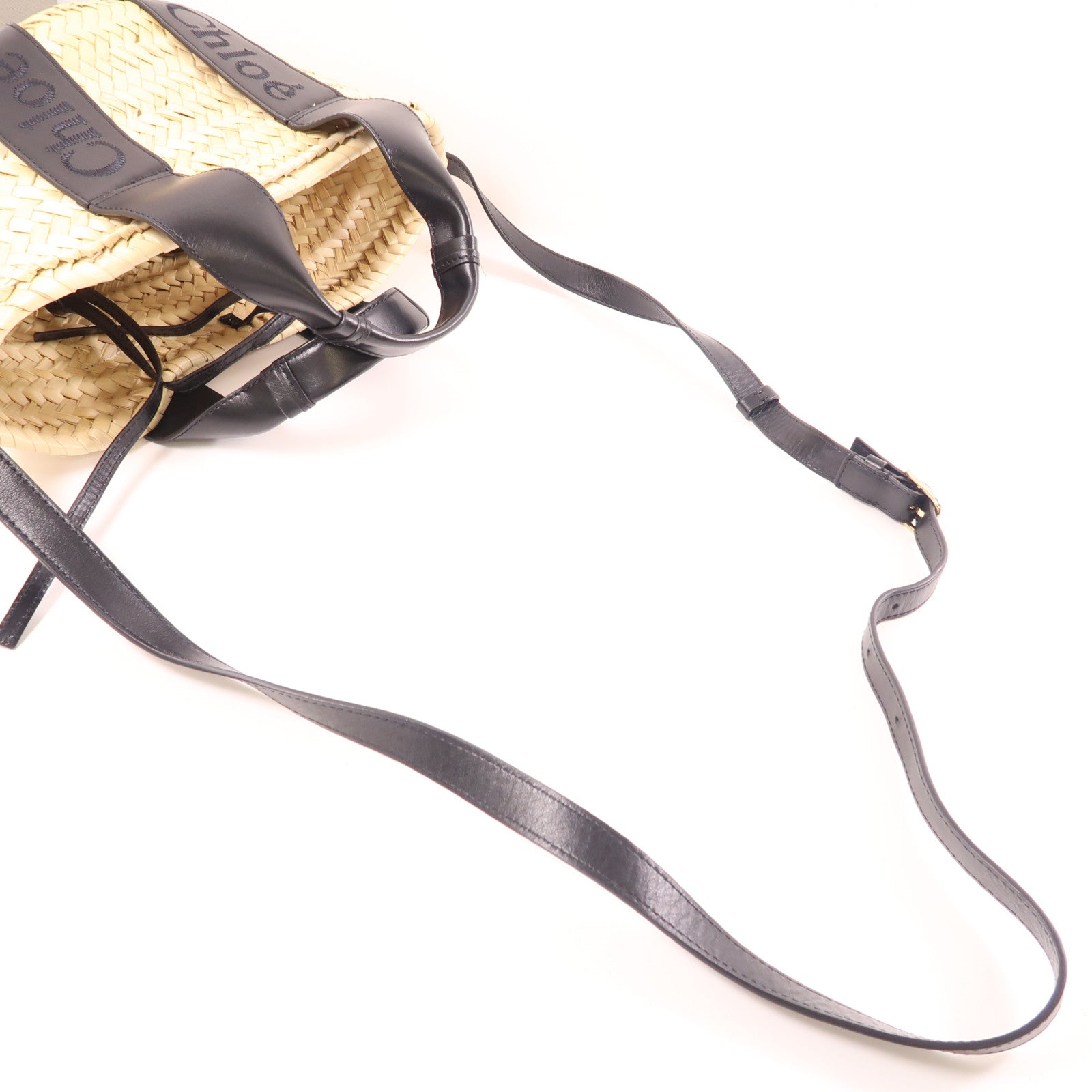 Chloe 酒椰/皮革Sense Small Basket金扣手挽肩背兩用袋