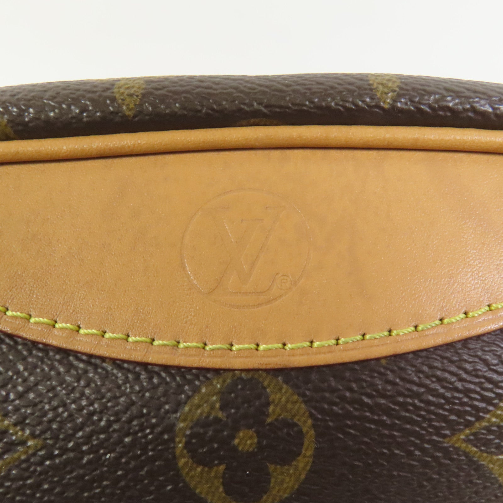 LOUIS VUITTON Monogram Deauville Mini金扣肩背袋棕色