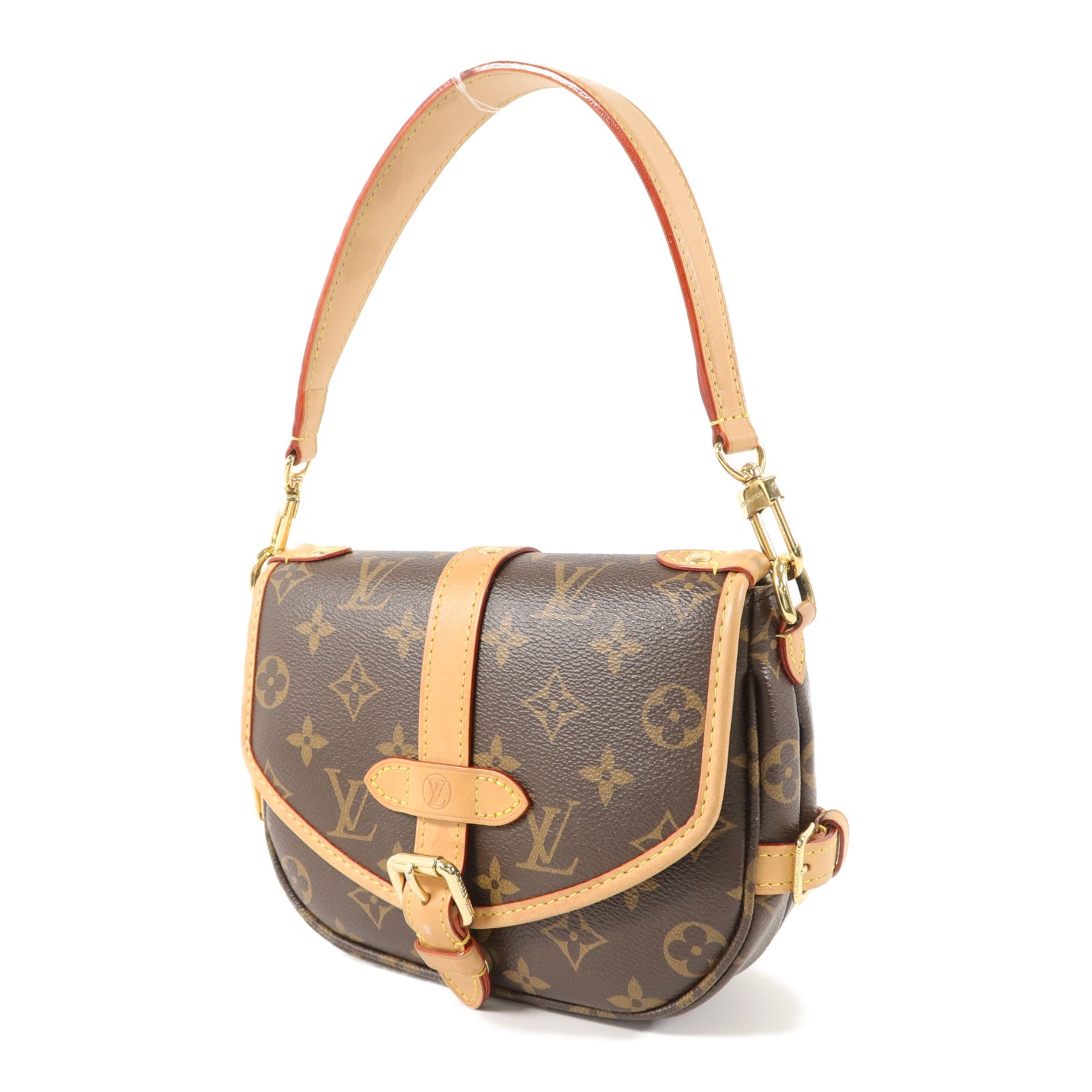 LOUIS VUITTON Monogram Saumur BB手挽肩背兩用袋