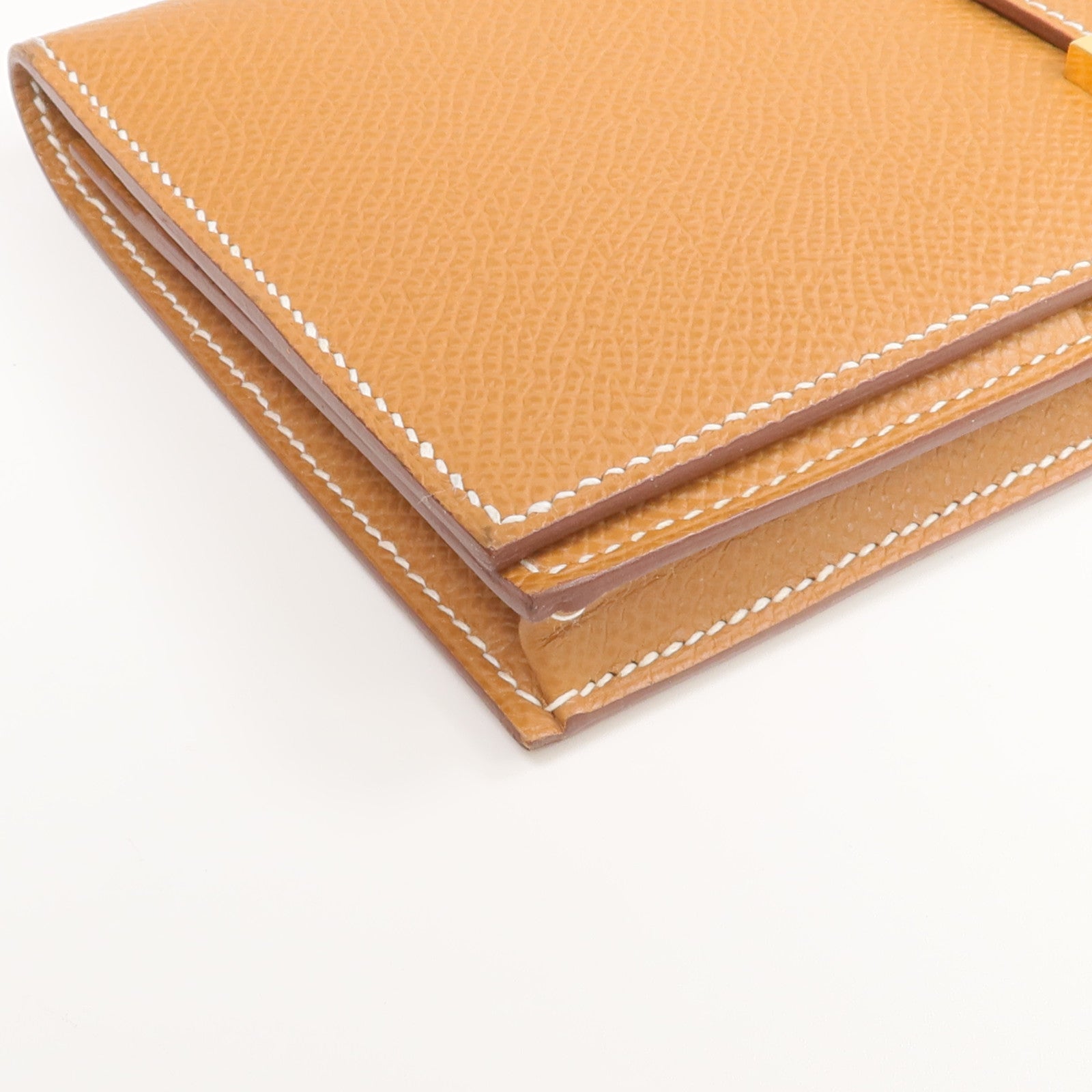 HERMES Epsom皮革Bearn Long Wallet長錢包Gold