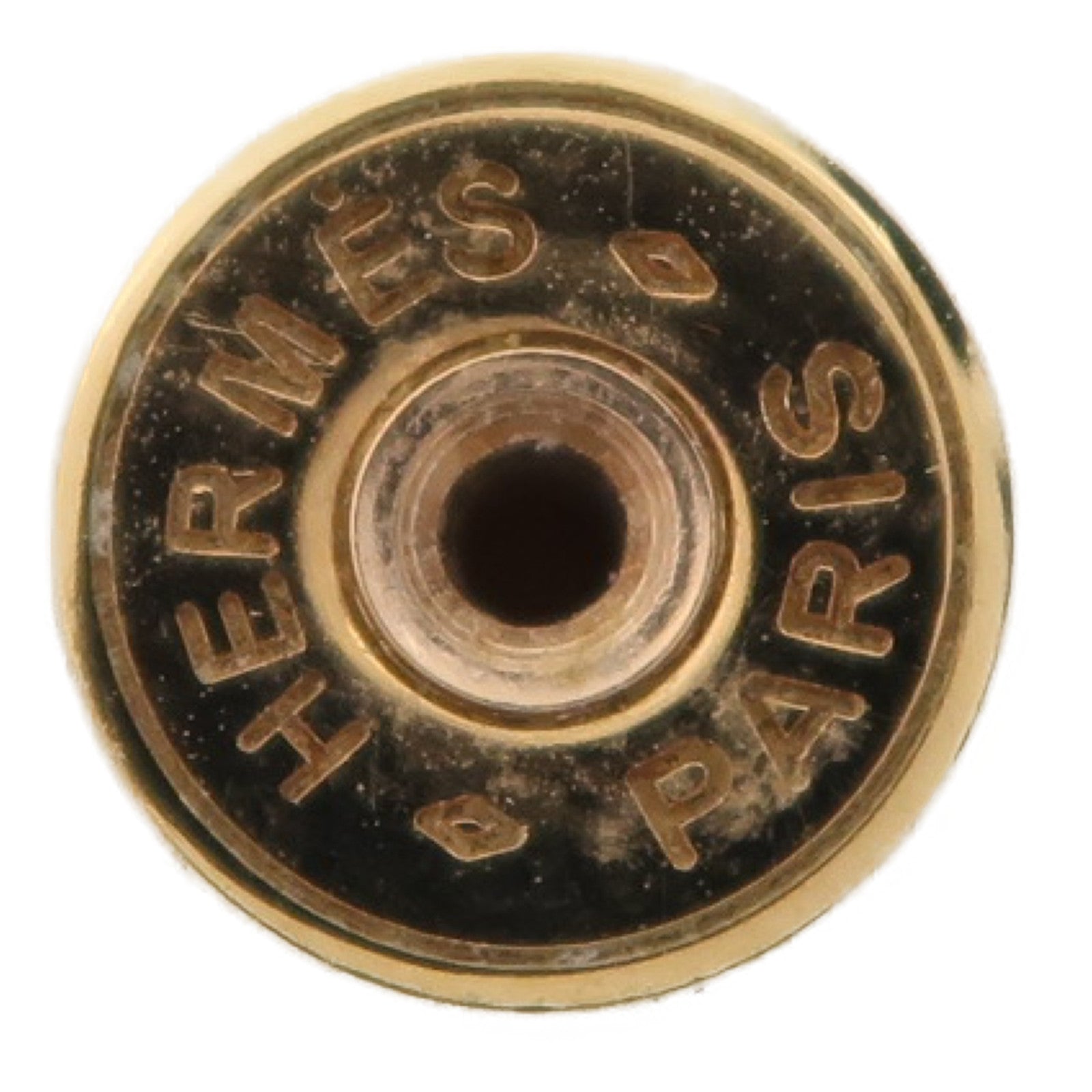 HERMES 金屬Earrings耳環白色/金色