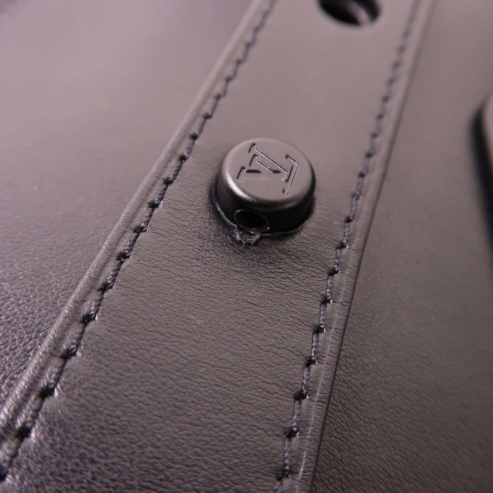 LOUIS VUITTON Monogram Eclipse Steamer PM手挽肩背兩用袋