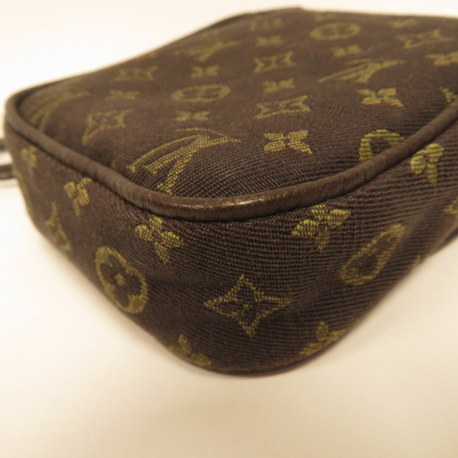 LOUIS VUITTON 【激減優惠】Monogram Pochette Cancun Pouch金扣肩背袋啡色