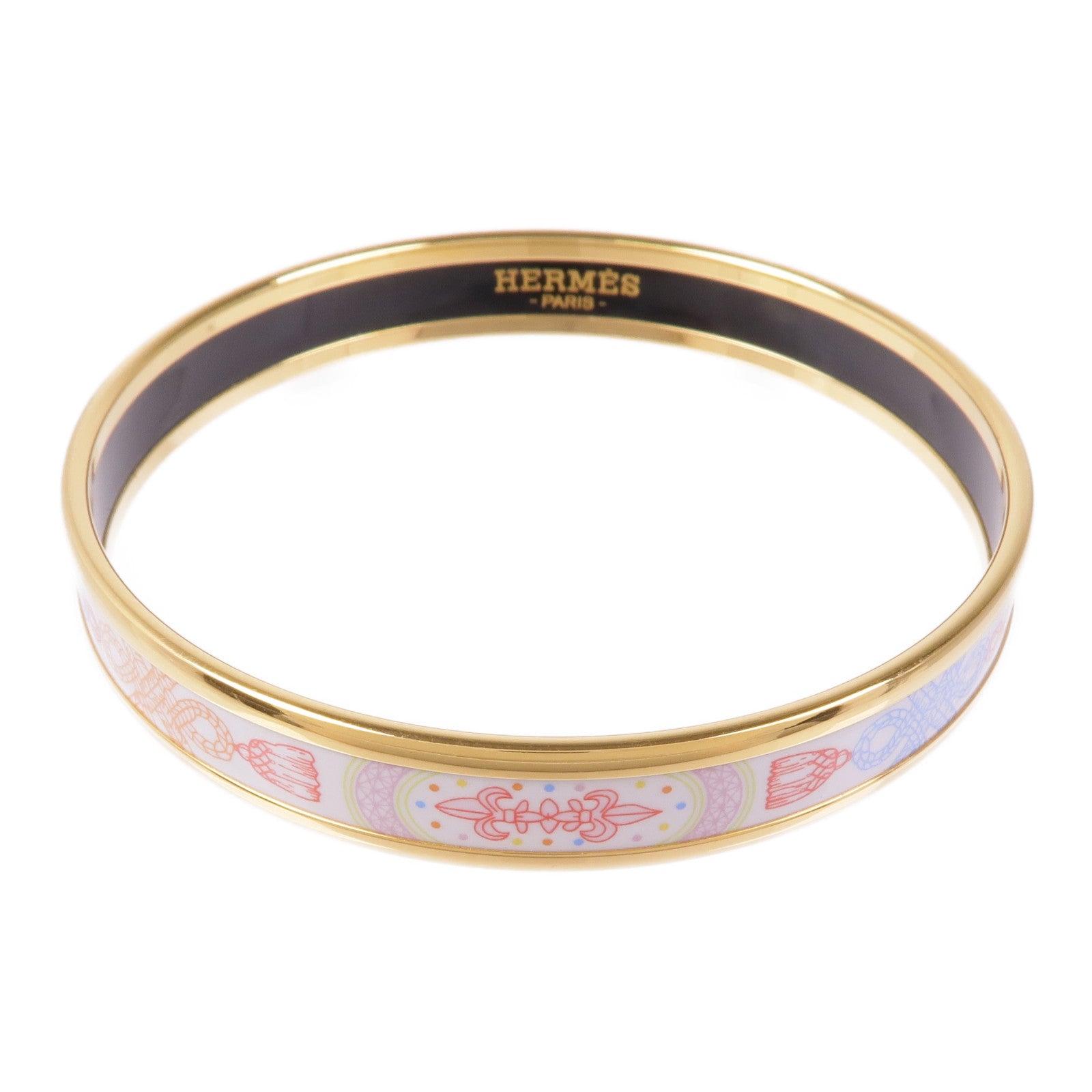 HERMES 金屬/琺瑯Uni Bangle手鐲