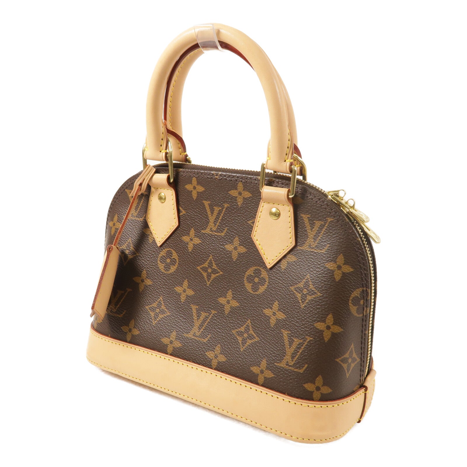 LOUIS VUITTON Monogram Alma BB金扣手挽肩背兩用袋