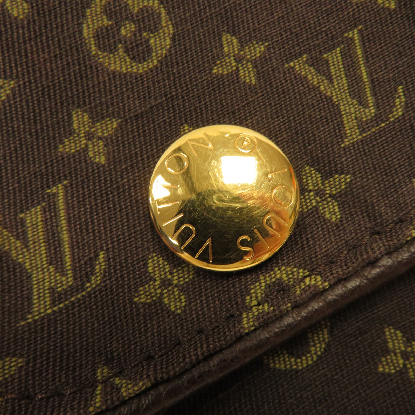 LOUIS VUITTON 【激減優惠】Monogram Pochette Cancun Pouch金扣肩背袋啡色