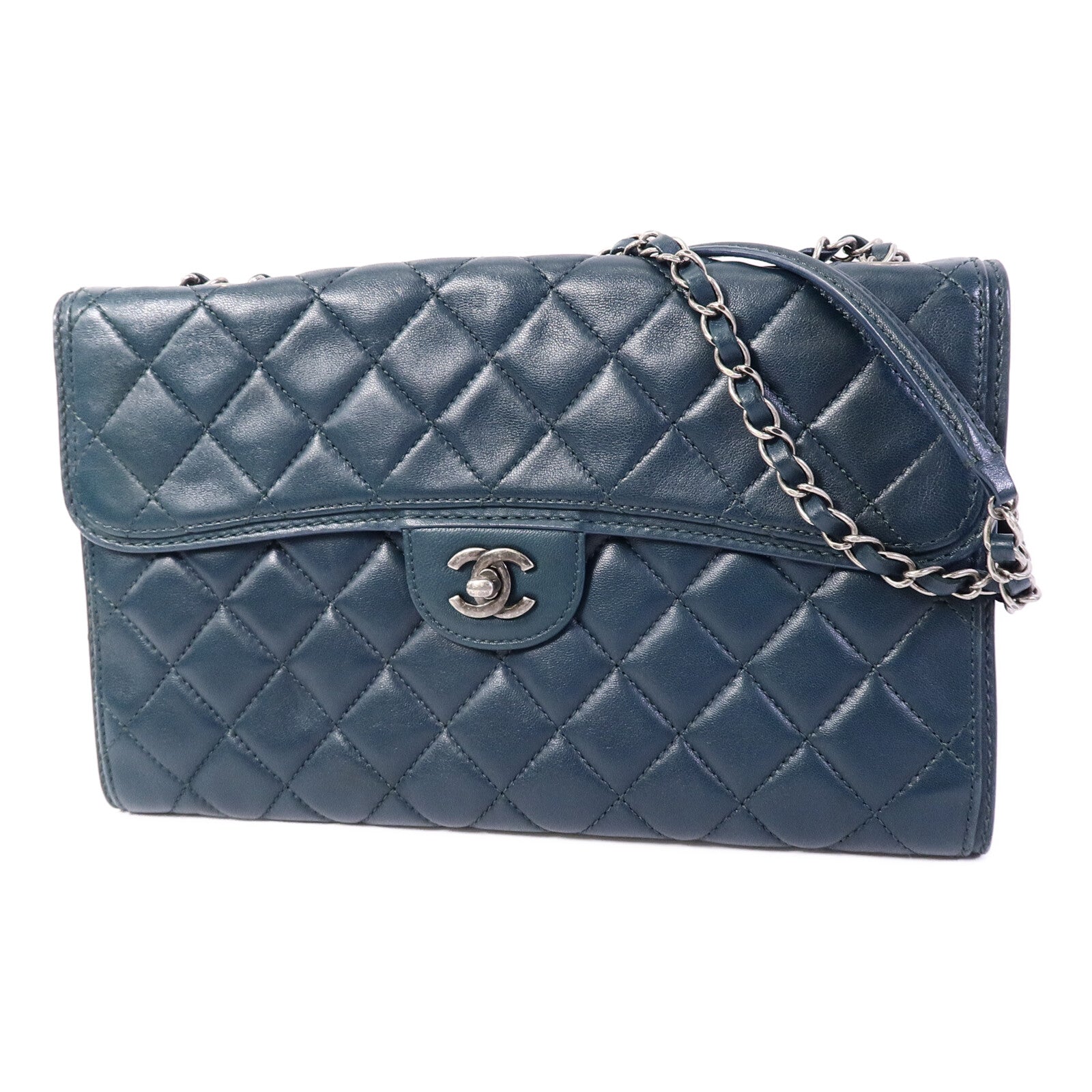 CHANEL 羊皮皮革Shoulder Bag鏈帶肩背袋