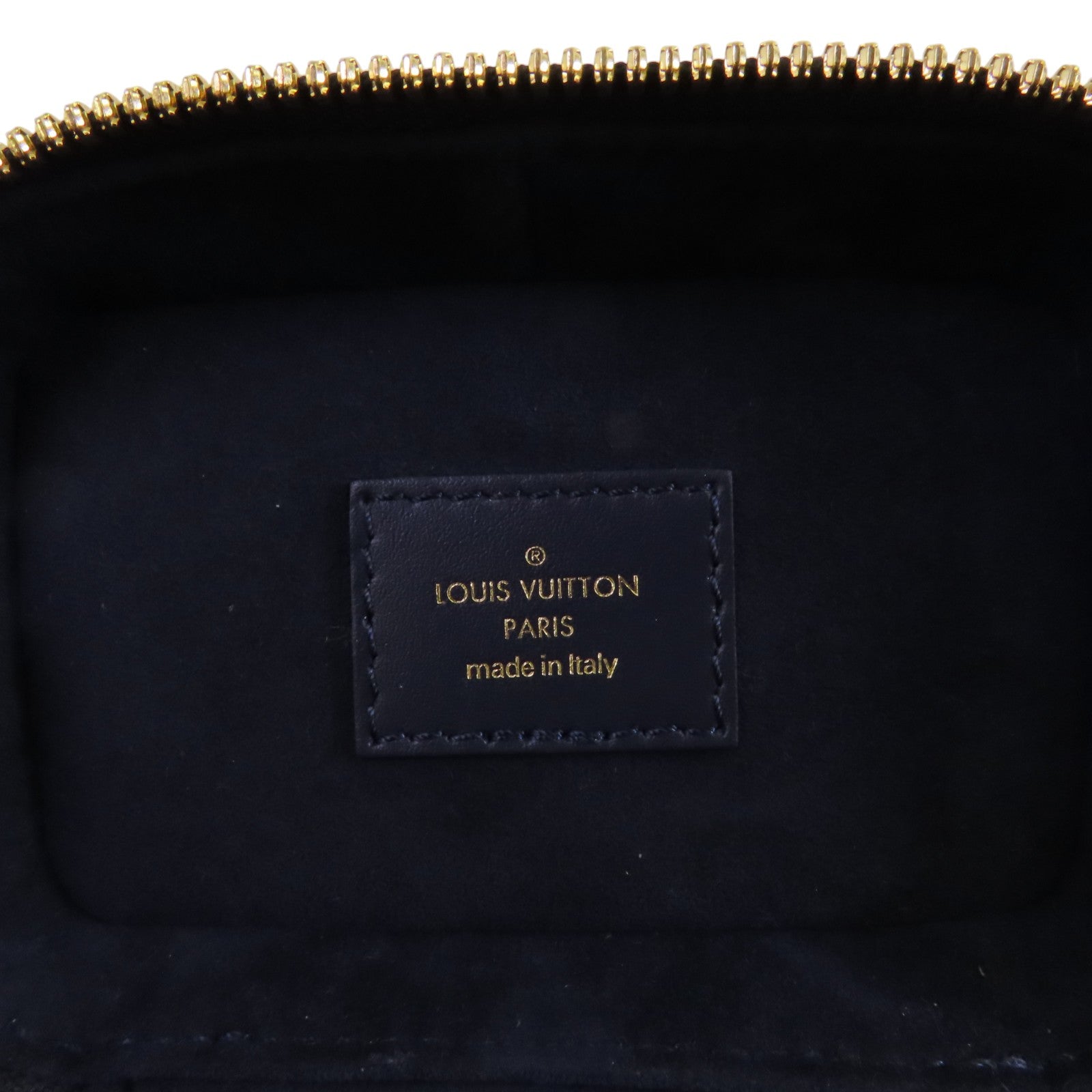 LOUIS VUITTON Monogram Coated Canvas Micro Vanity金扣手挽肩背兩用袋