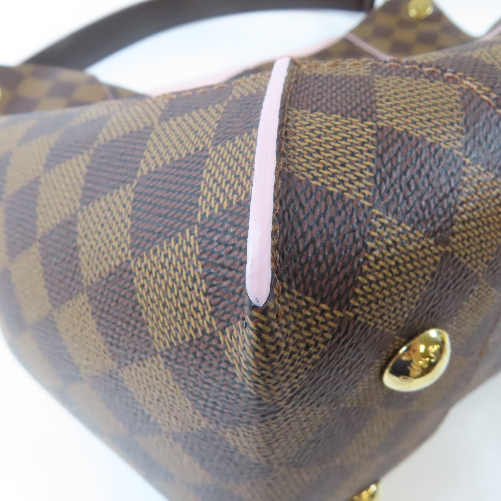 LOUIS VUITTON Damier Cassa Hobo Bag金扣肩背袋啡色