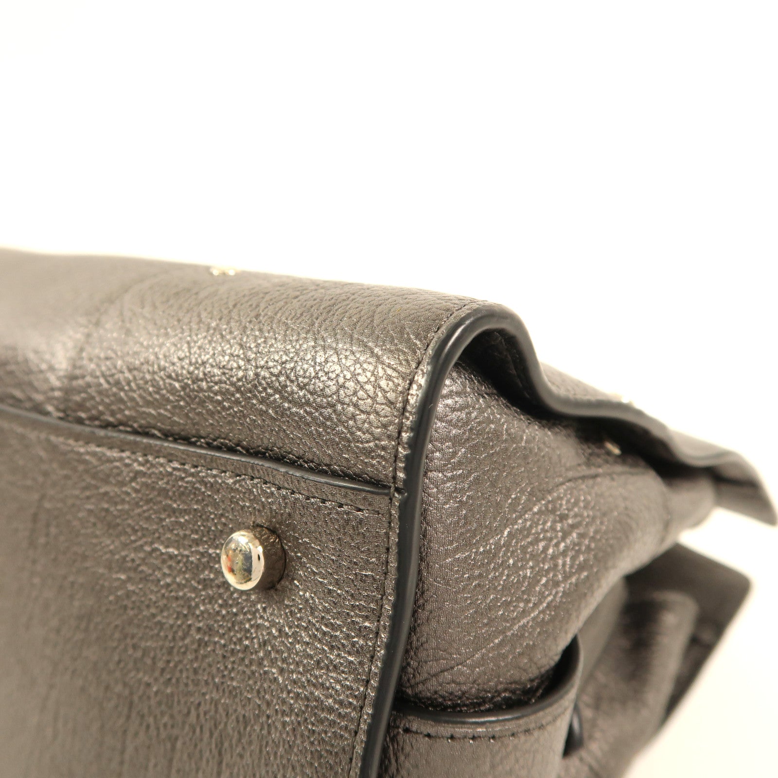 COACH 牛皮皮革Mercer Satchel 30銀扣手挽肩背兩用袋