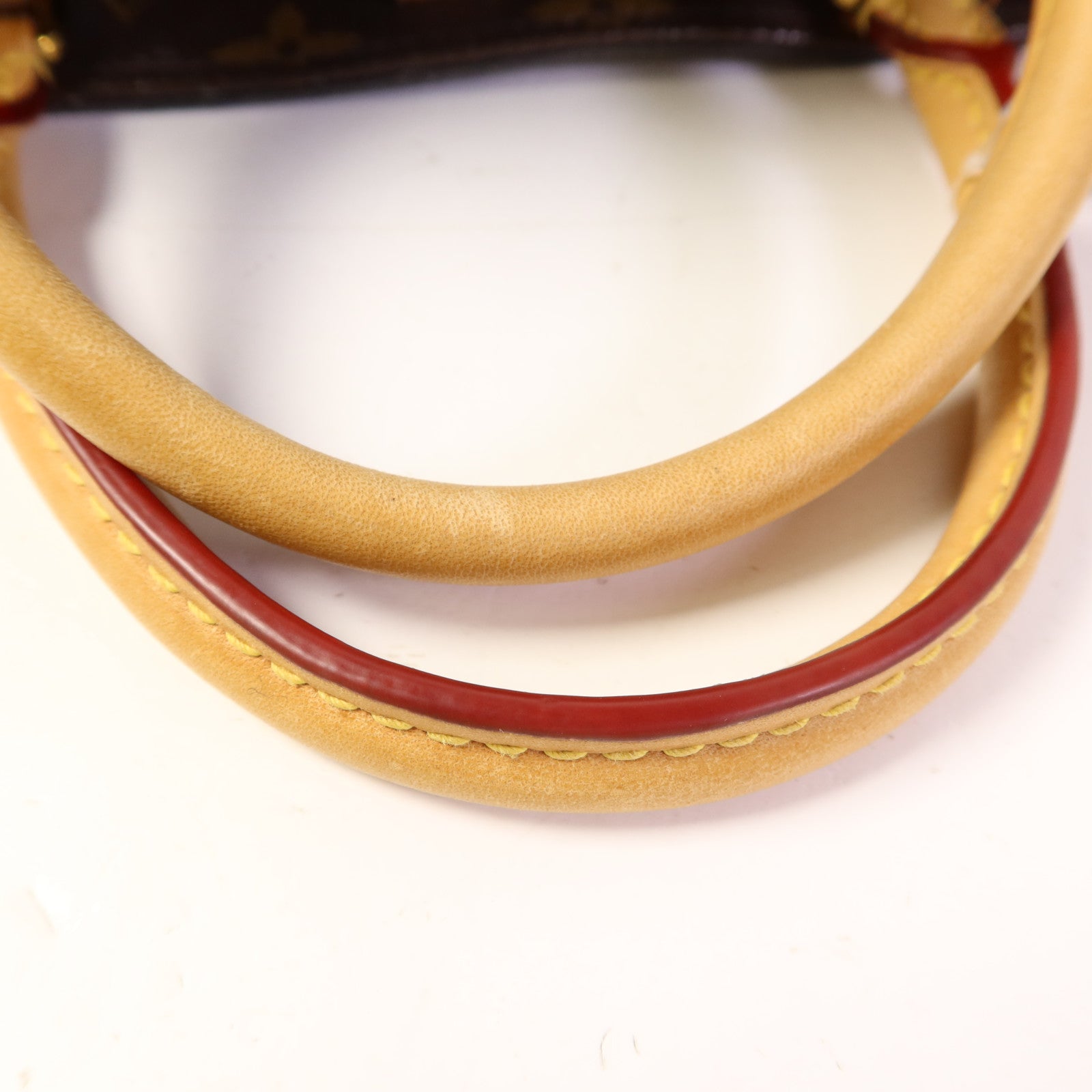 LOUIS VUITTON Monogram Montaigne BB金扣手挽肩背兩用袋棕色