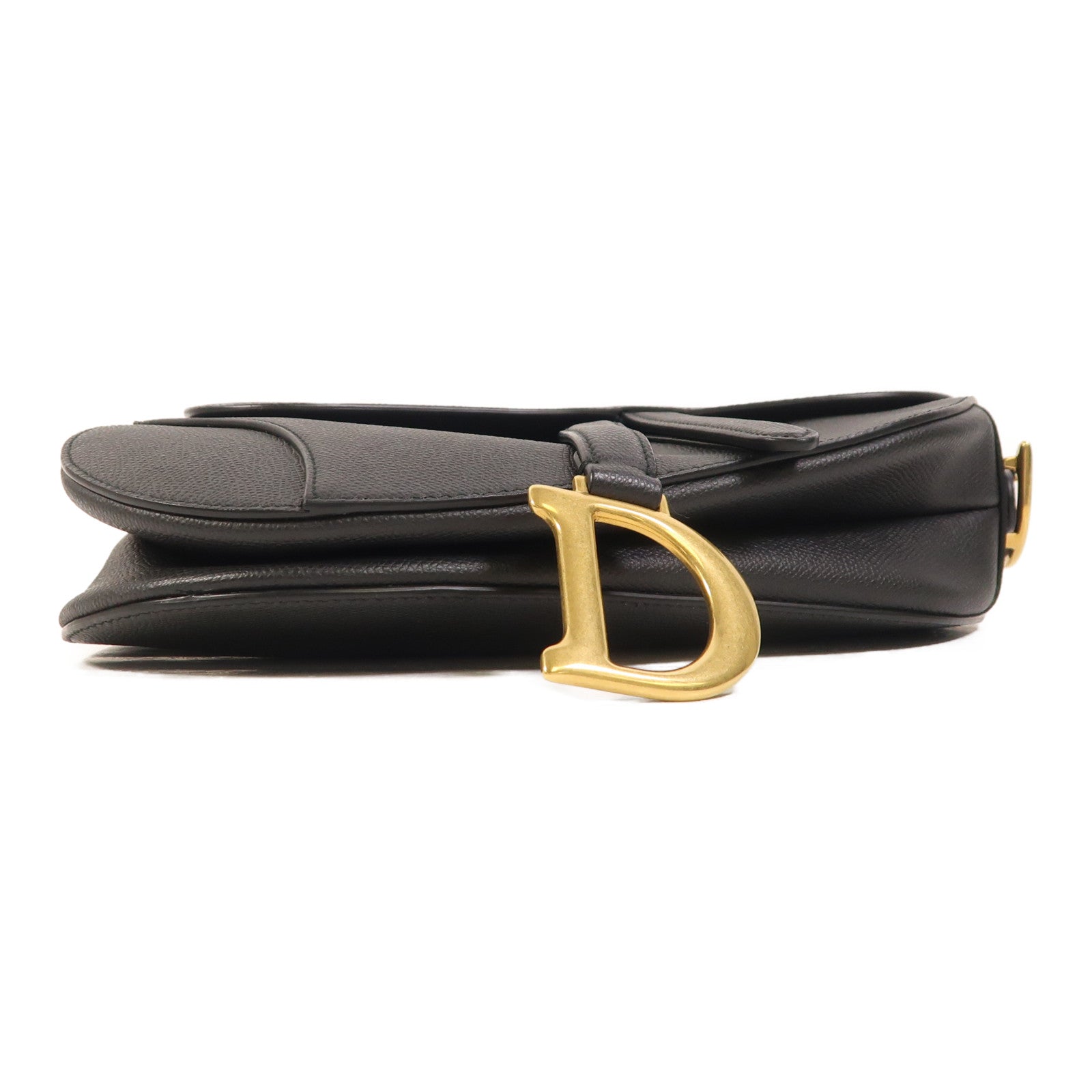 Dior 牛皮皮革Saddle Medium金扣肩背袋