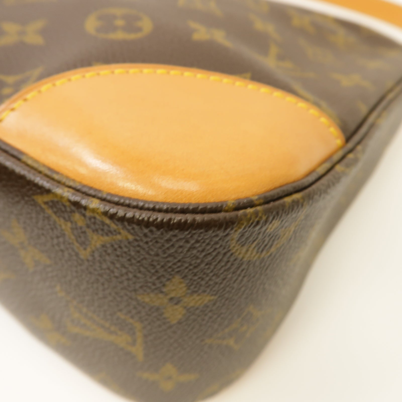 LOUIS VUITTON Monogram Boulogne Gold Buckle Shoulder Bag金扣肩背袋啡色