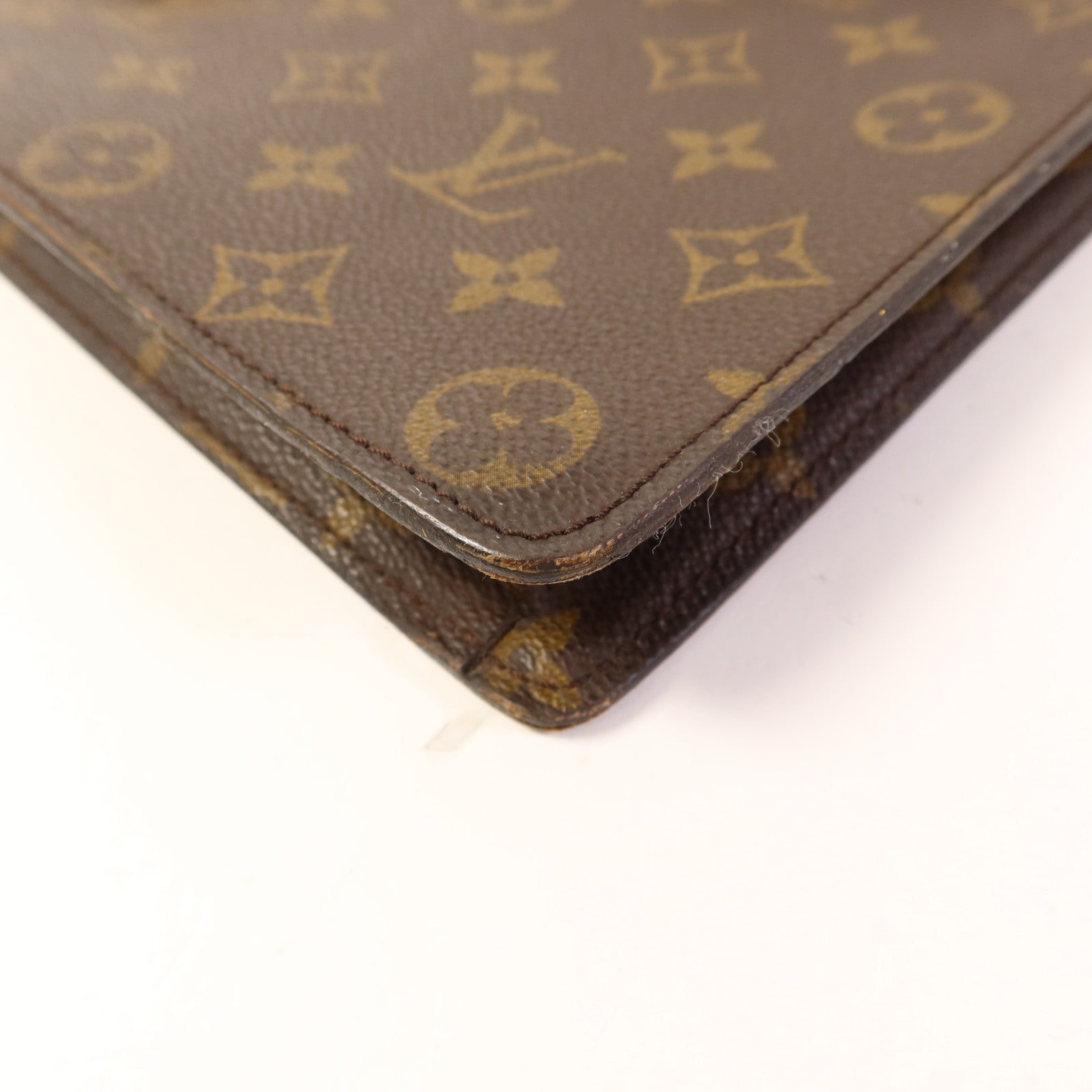 LOUIS VUITTON Monogram Porte Document金扣公事包