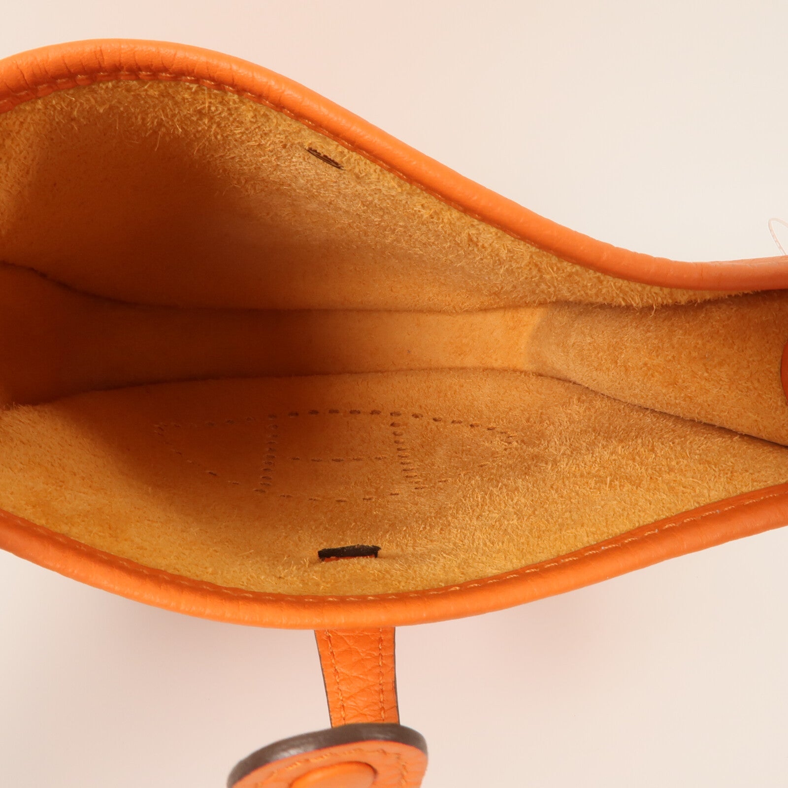 HERMES Clemence皮革Evelyne TPM肩背袋Feu