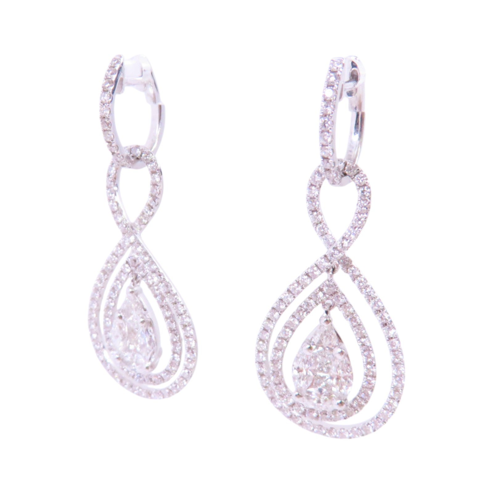 JEWELRY 【激減優惠】18K白金/鑽石Diamond Earrings耳環