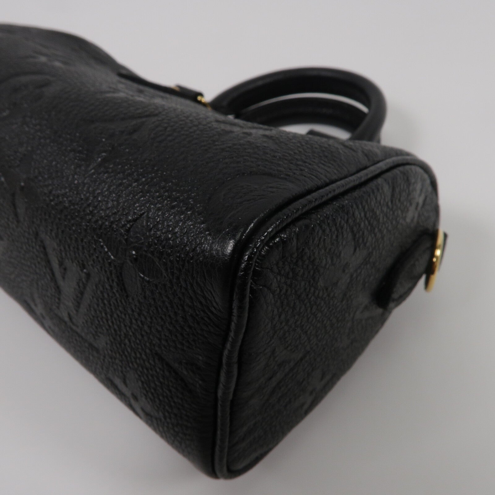 LOUIS VUITTON Monogram Empreinte Nano Speedy手挽肩背兩用袋
