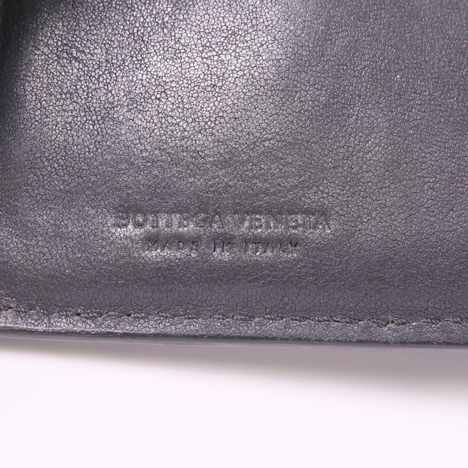 BOTTEGA VENETA 織紋皮革Wallet銀扣錢包