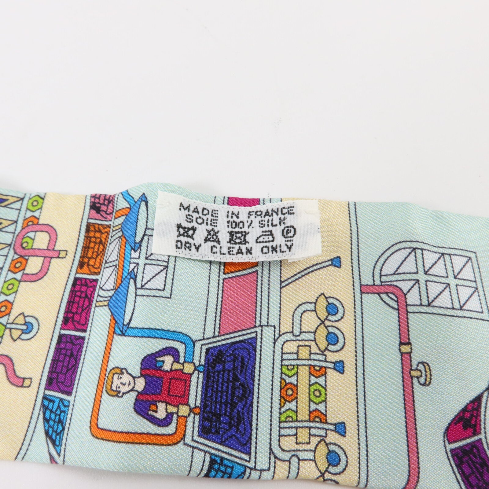 HERMES 絲質Twilly絲巾