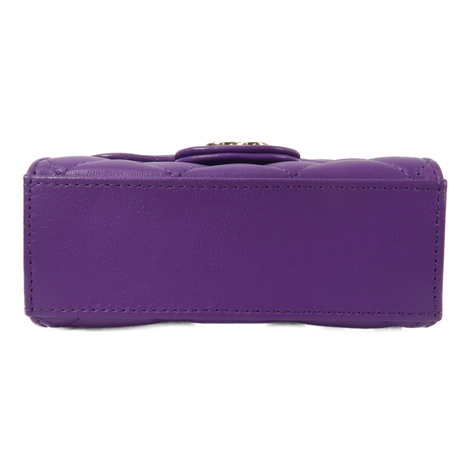 CHANEL 羊皮皮革Mini Top Handle Flap Bag鏈帶肩背袋