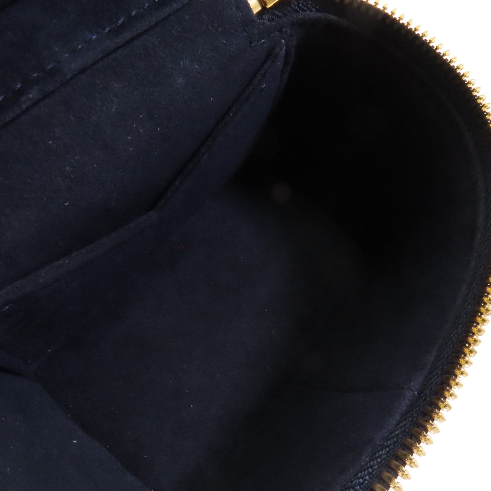 LOUIS VUITTON Monogram Coated Canvas Micro Vanity金扣手挽肩背兩用袋