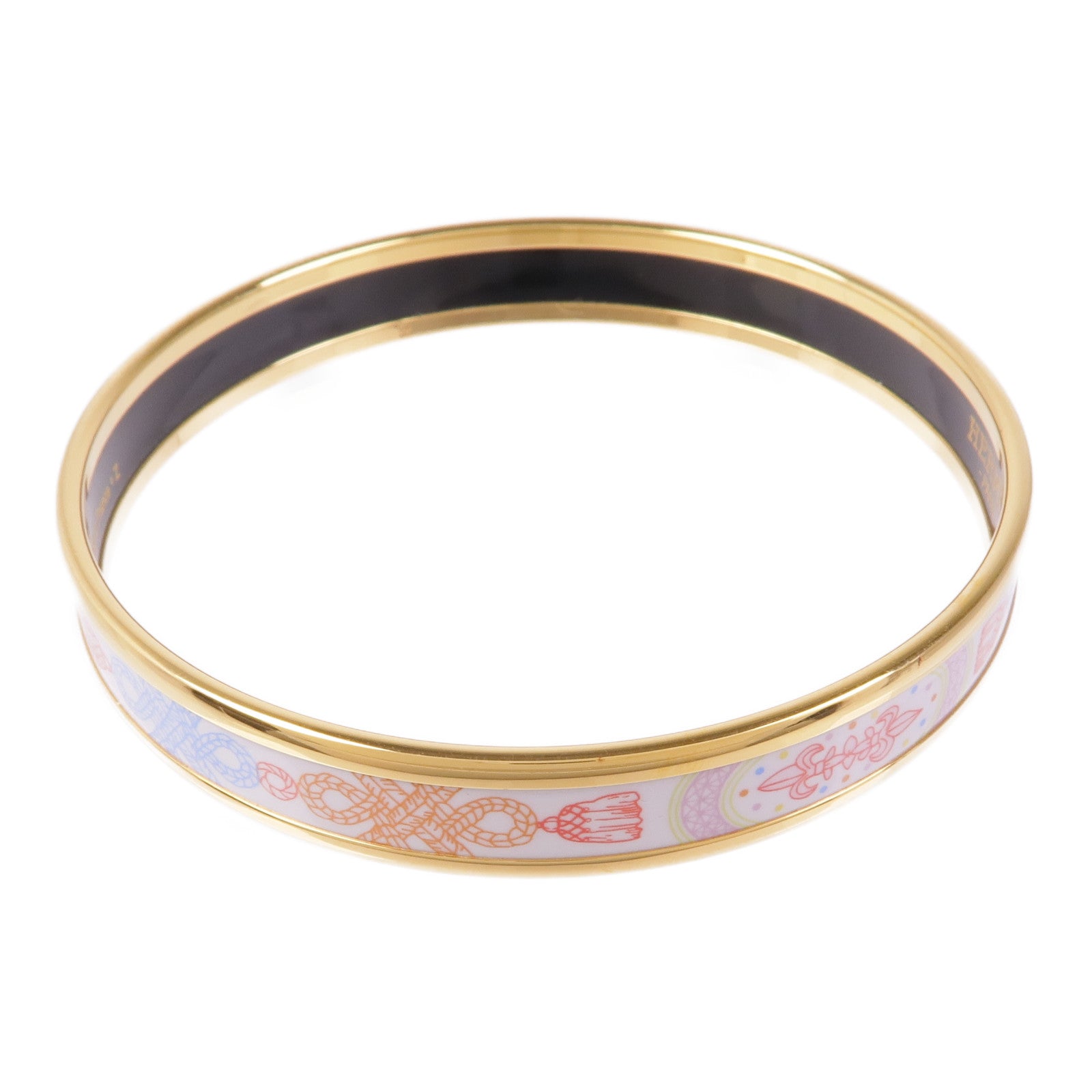 HERMES 金屬/琺瑯Uni Bangle手鐲