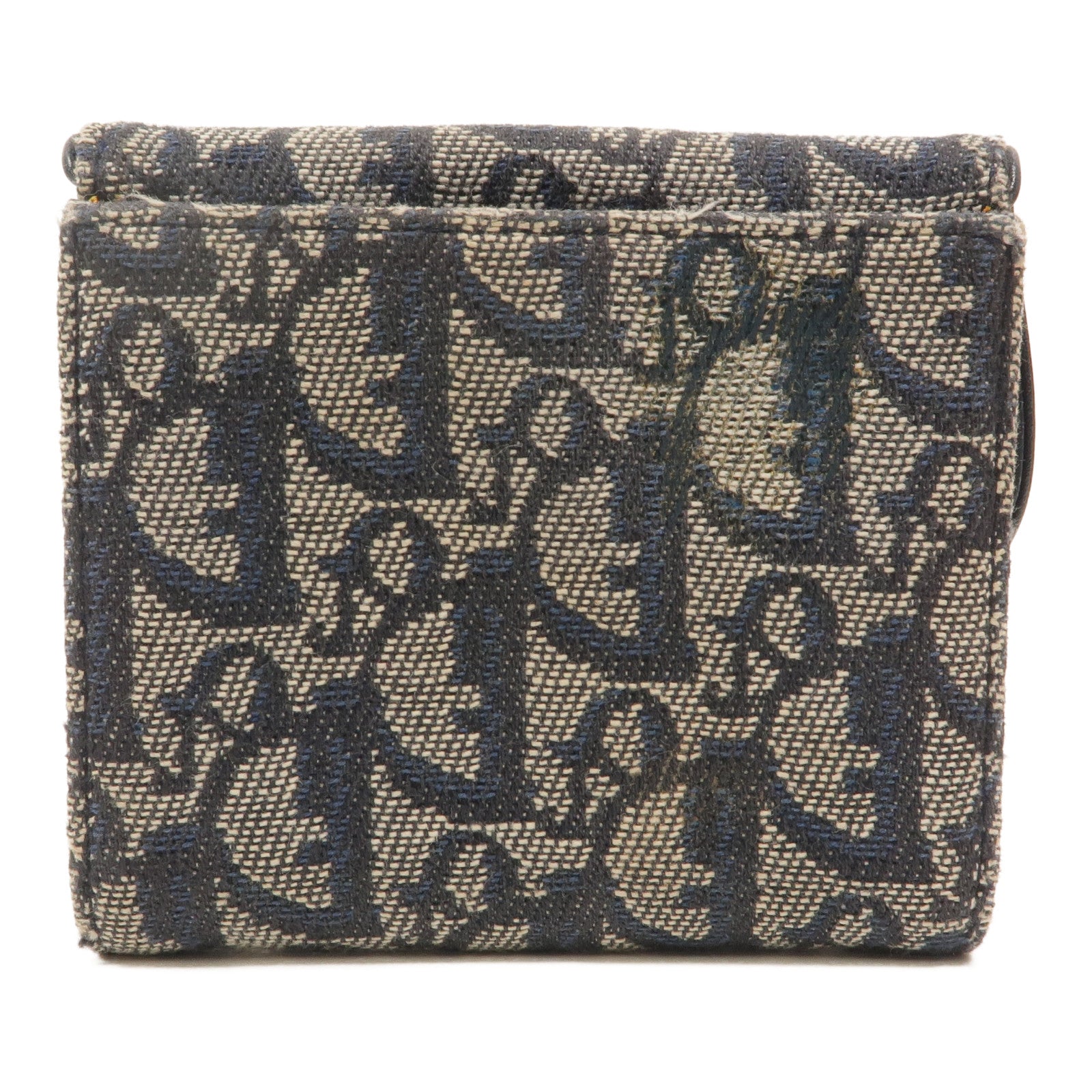 Dior Oblique帆布Saddle Lotus Wallet錢包
