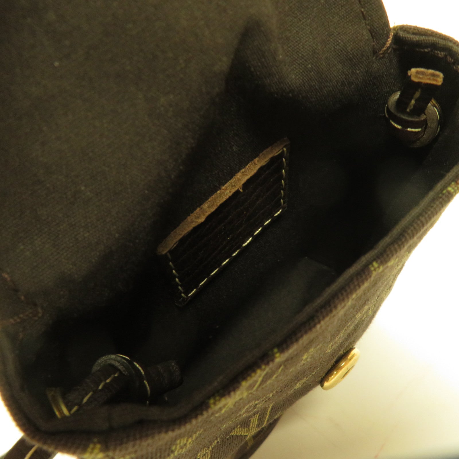 LOUIS VUITTON 【激減優惠】Monogram Pochette Cancun Pouch金扣肩背袋啡色