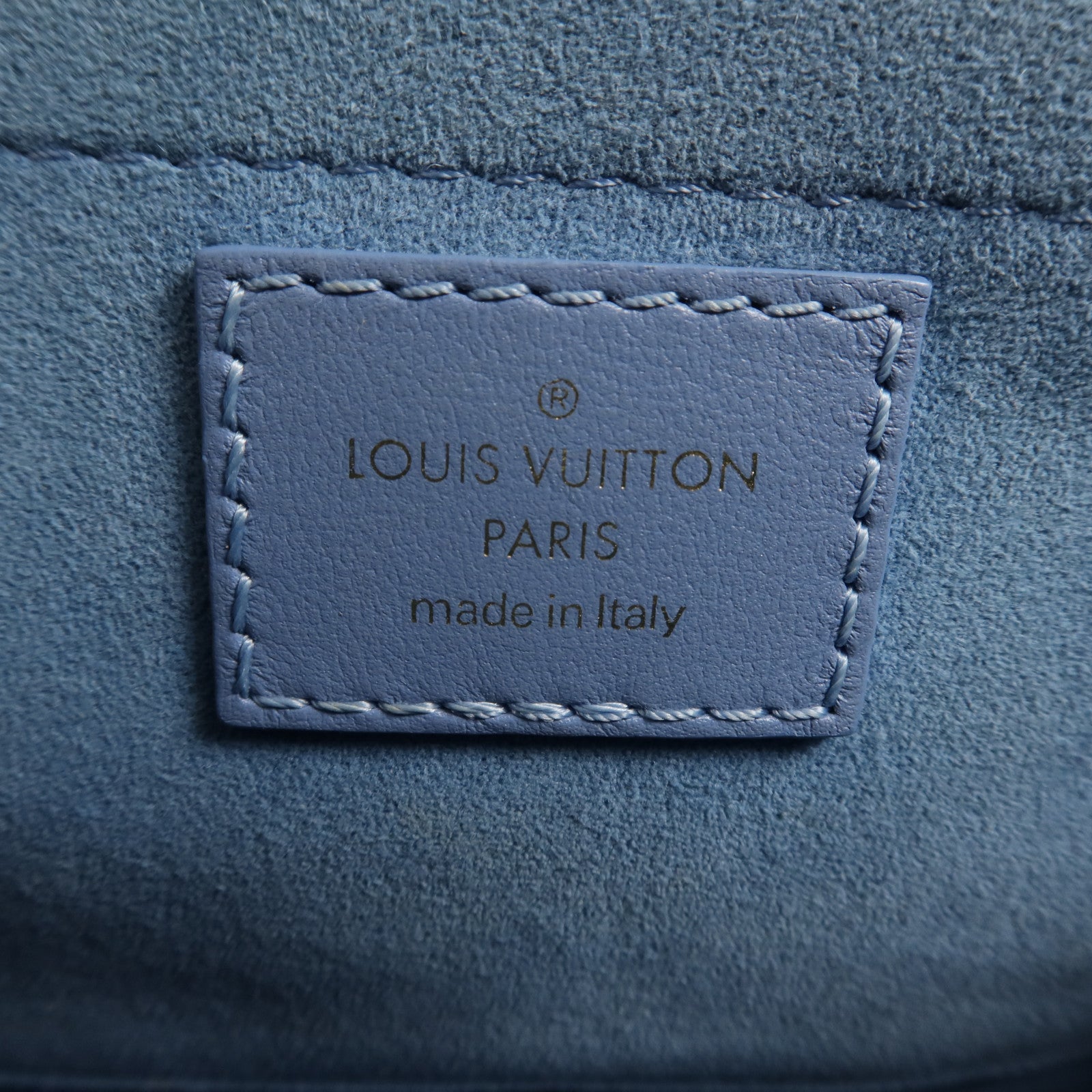 LOUIS VUITTON Monogram Embroidered Quilted Denim New Wave Chain Bag金扣手挽肩背兩用袋