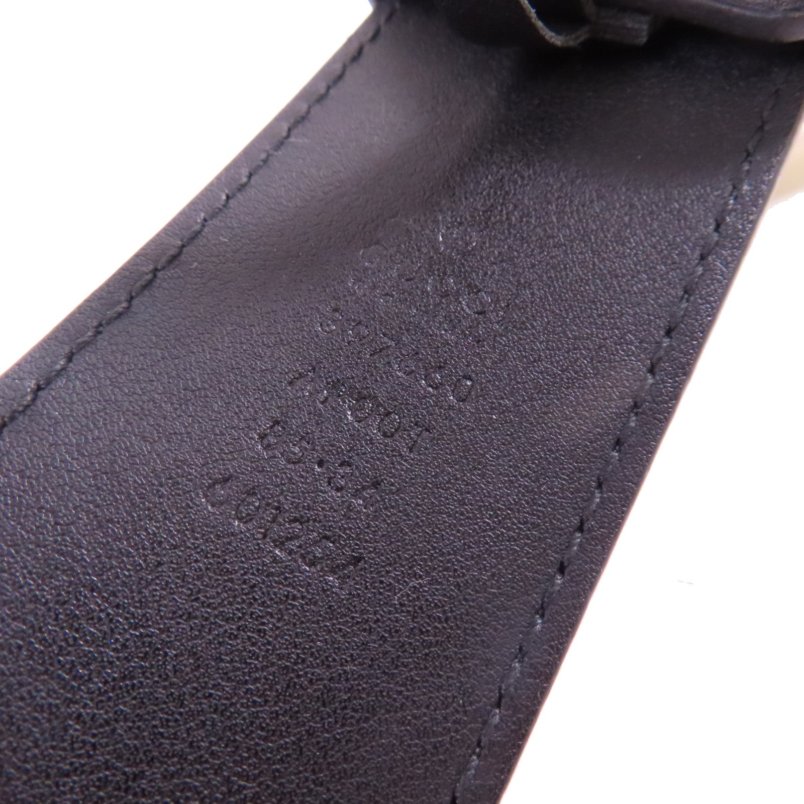 GUCCI 牛皮皮革GG Belt金扣皮帶黑色