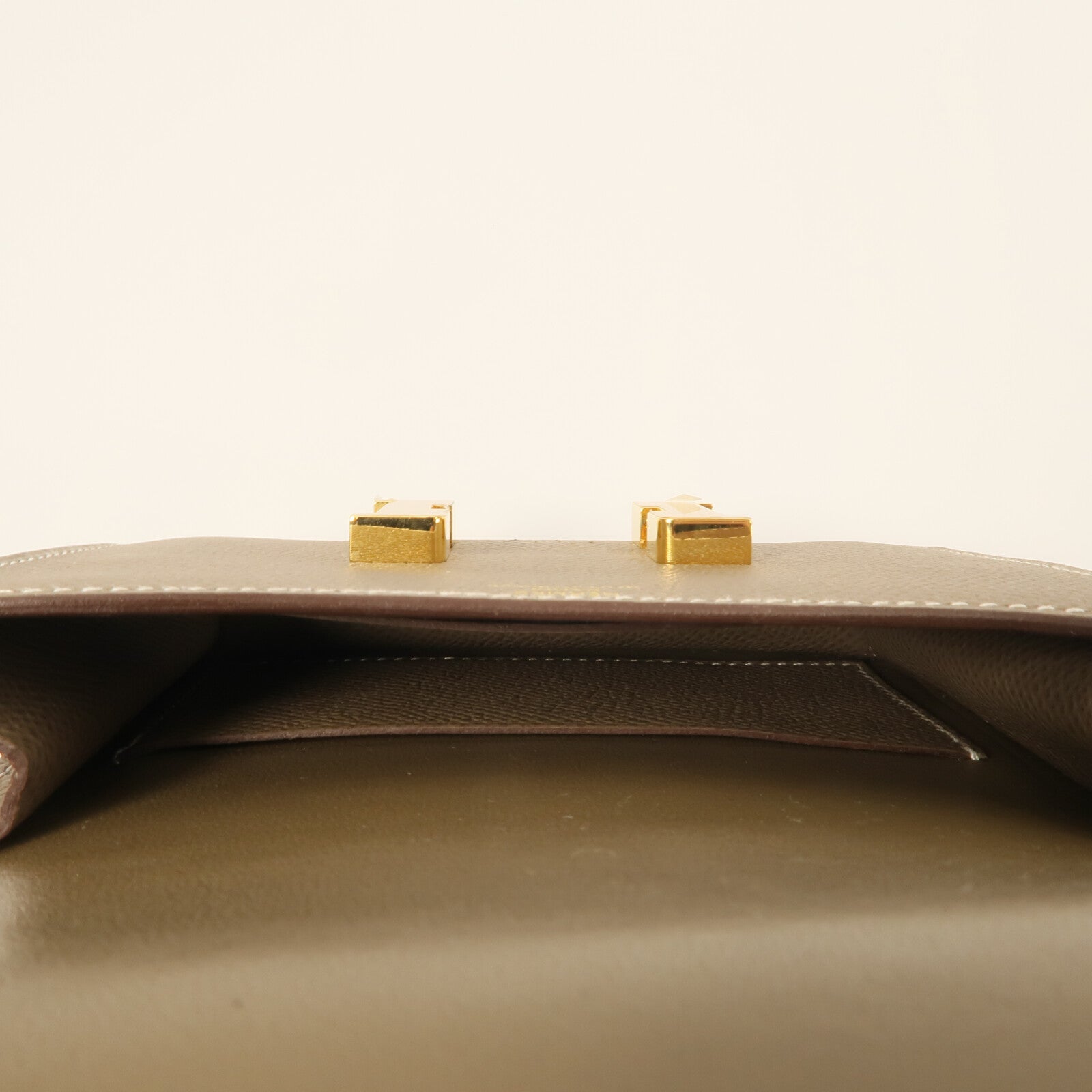 HERMES Epsom皮革Constance Slim錢包Etoupe