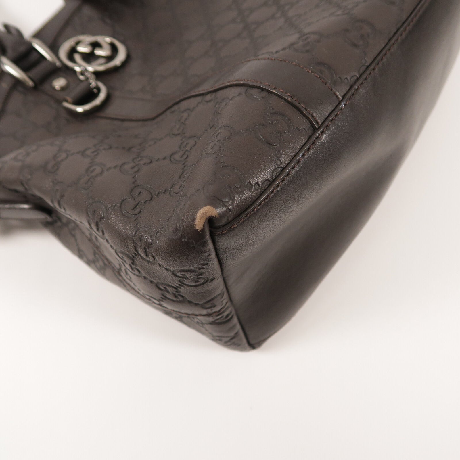 GUCCI 牛皮皮革2 Way Shoulder Bag手挽肩背兩用袋