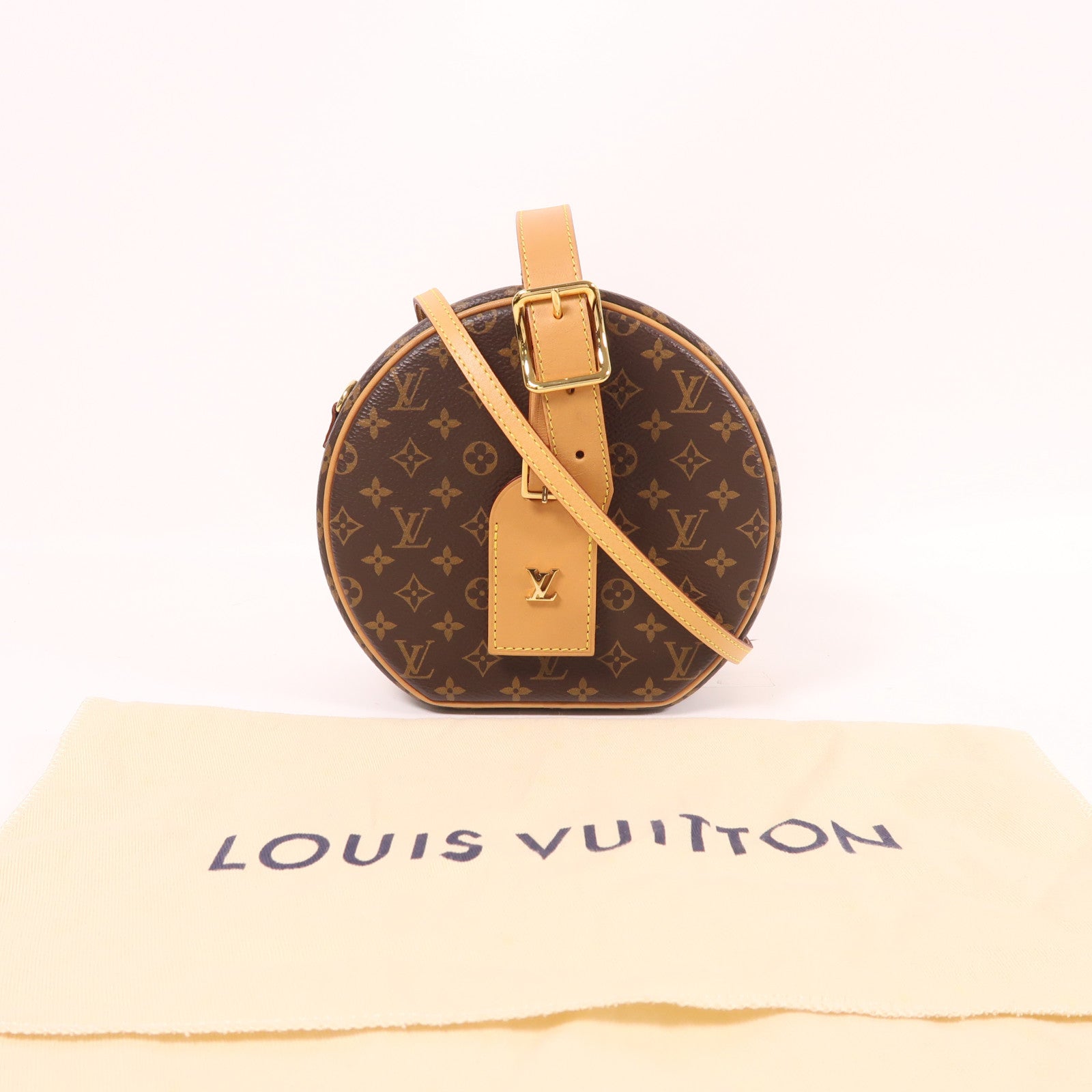LOUIS VUITTON 【激減優惠】Monogram Petite Boite Chapeau金扣手挽肩背兩用袋
