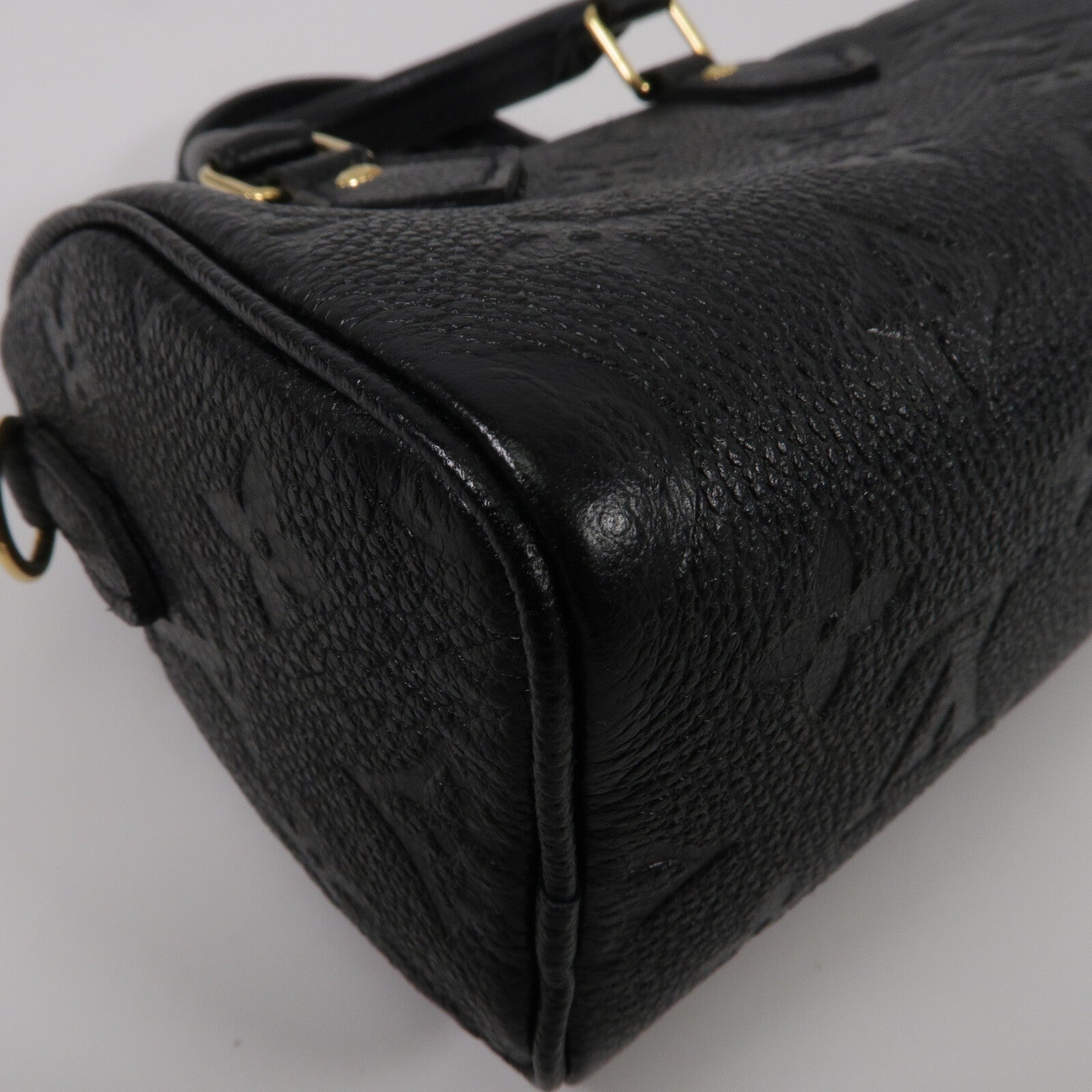 LOUIS VUITTON Monogram Empreinte Nano Speedy手挽肩背兩用袋
