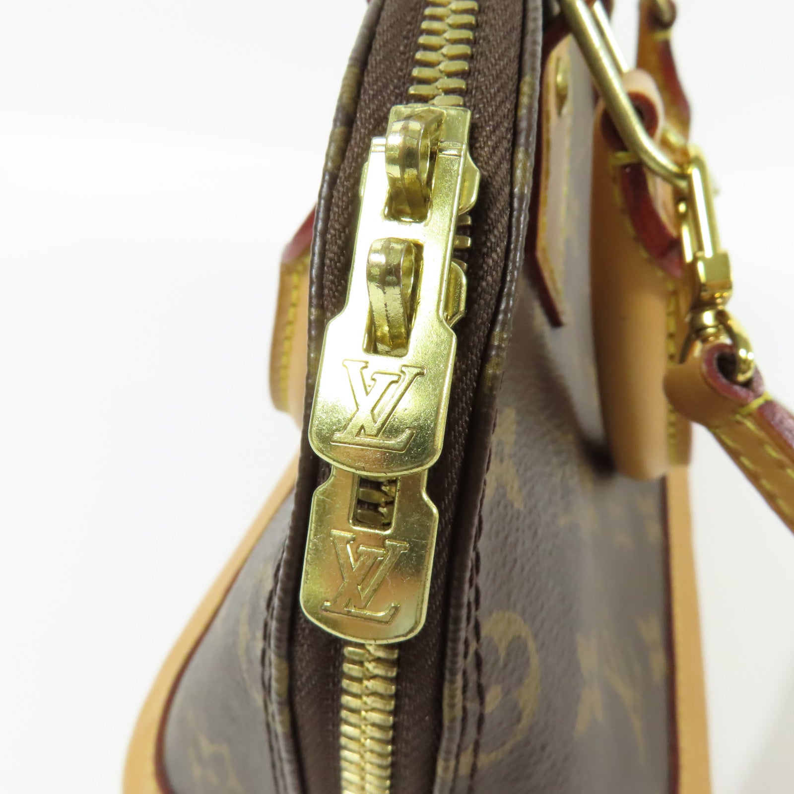 LOUIS VUITTON Monogram Alma BB金扣手挽肩背兩用袋