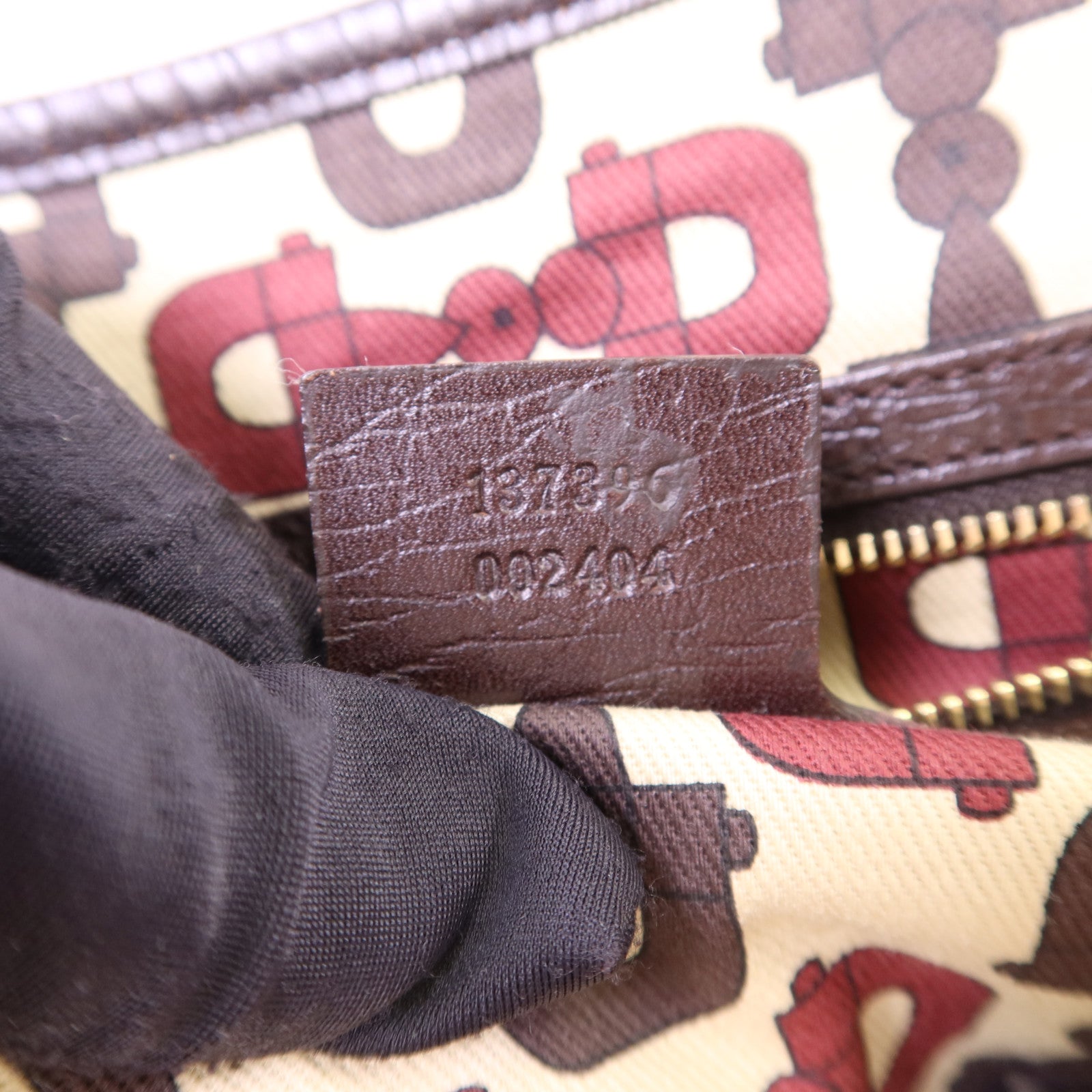 GUCCI 帆布Tote Bag金扣手挽袋