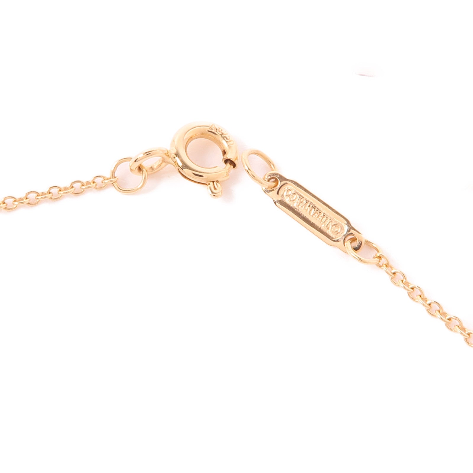 TIFFANY＆CO 【激減優惠】18K玫瑰金Victoria Diamond Vine Circle Pendant鑽石項鍊