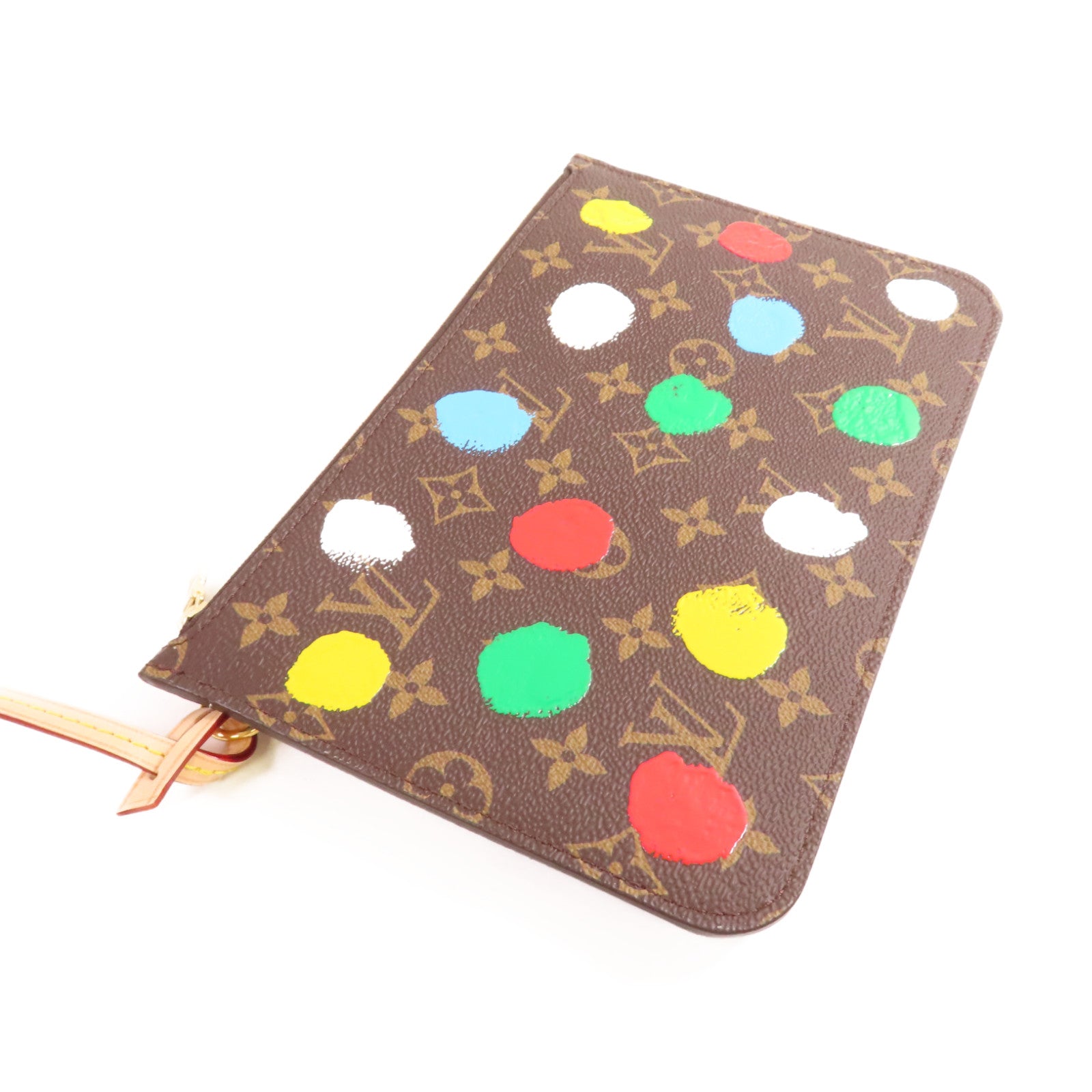 LOUIS VUITTON Monogram LV X YK Neverfull MM Tote Bag金扣肩背袋啡色/彩色